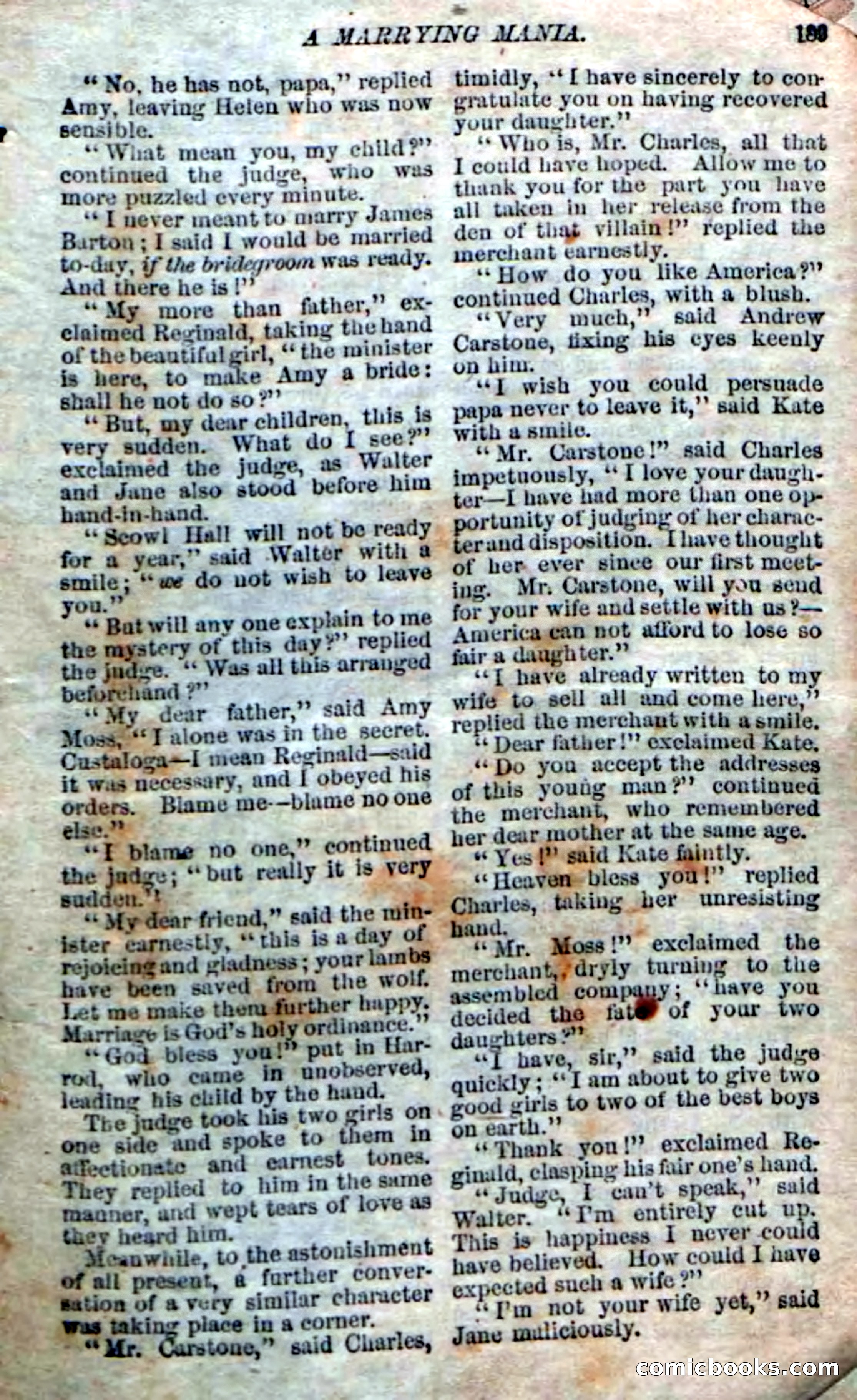 The Silent Hunter; or, The Scowl Hall Mystery — page 187 of 190