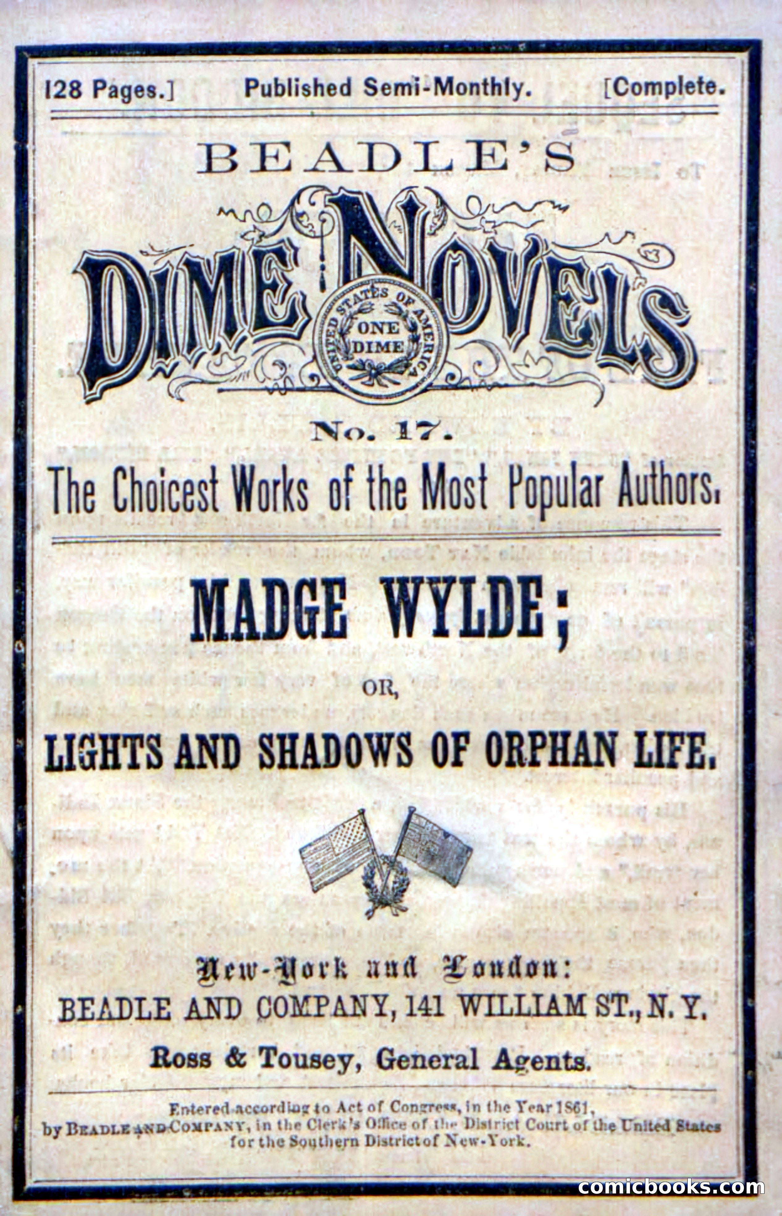 Beadle's Dime Novels No. 17