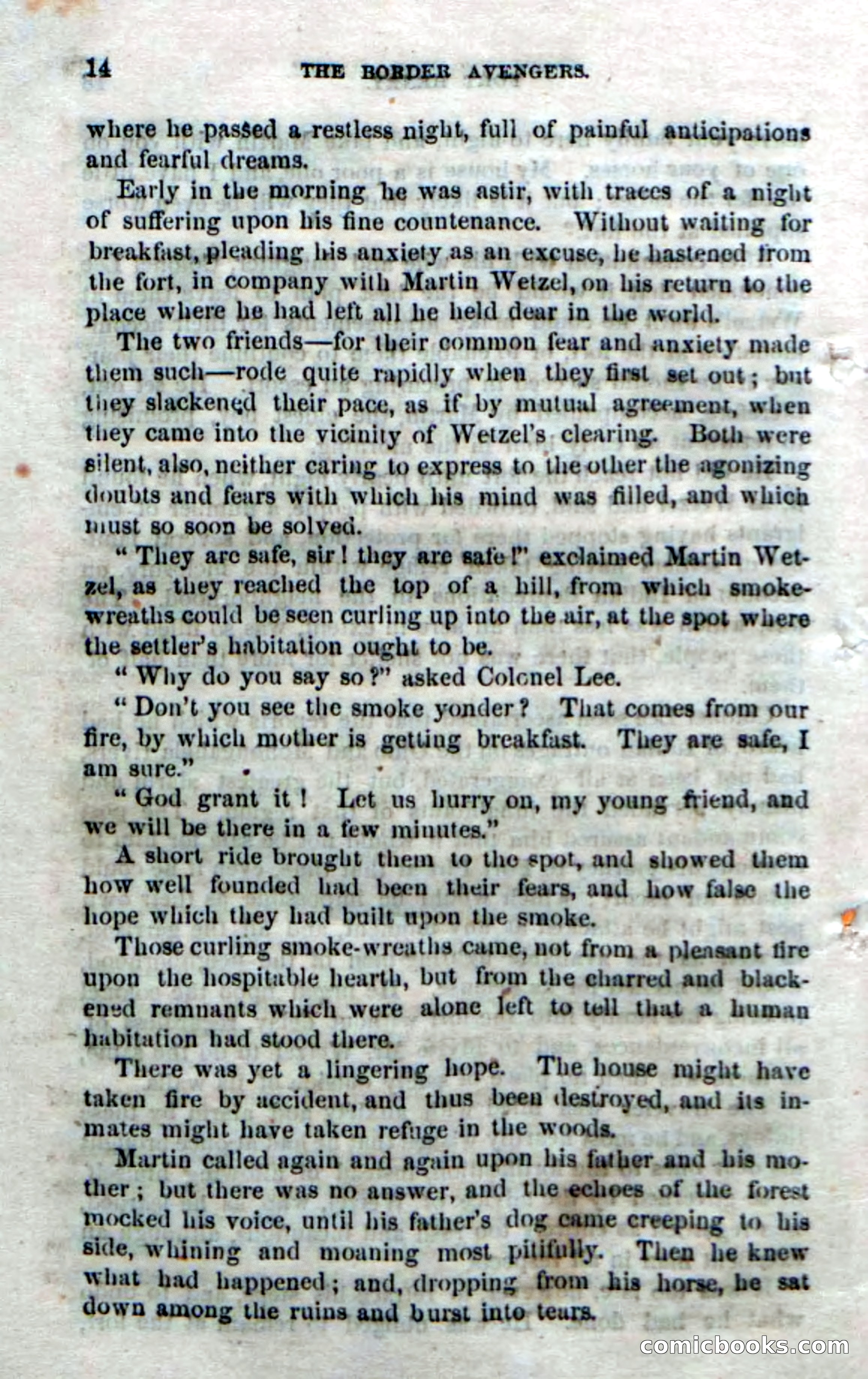 Beadle's Dime Novels No. 170: The Border Avengers — page 12 of 100