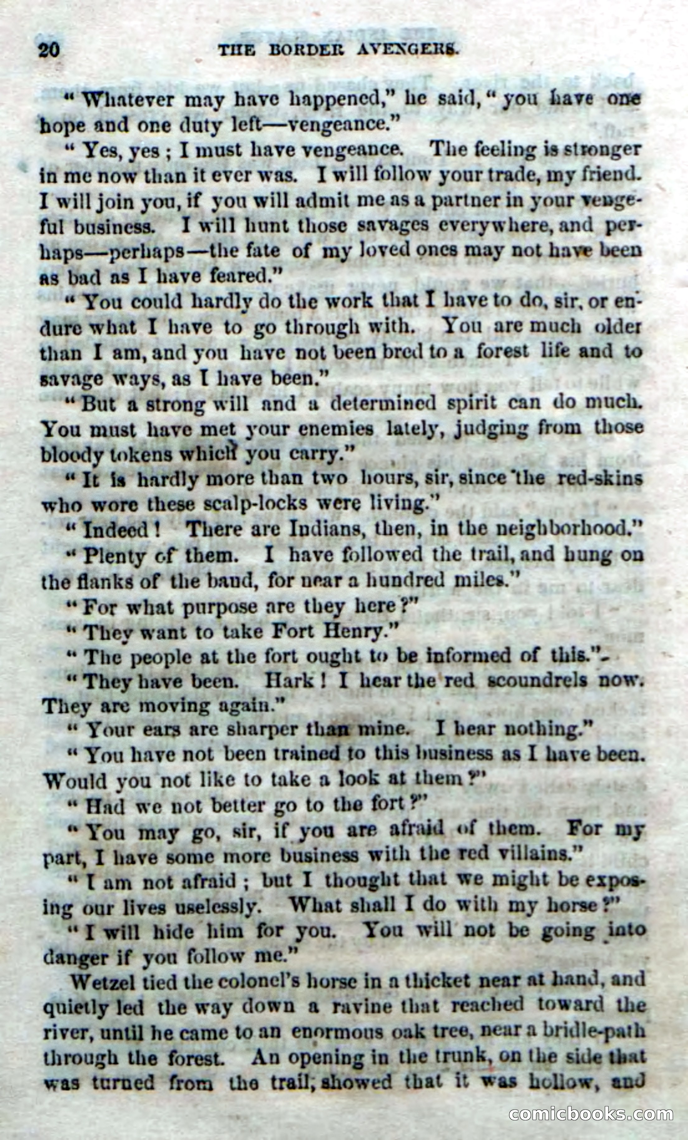 Beadle's Dime Novels No. 170: The Border Avengers — page 18 of 100