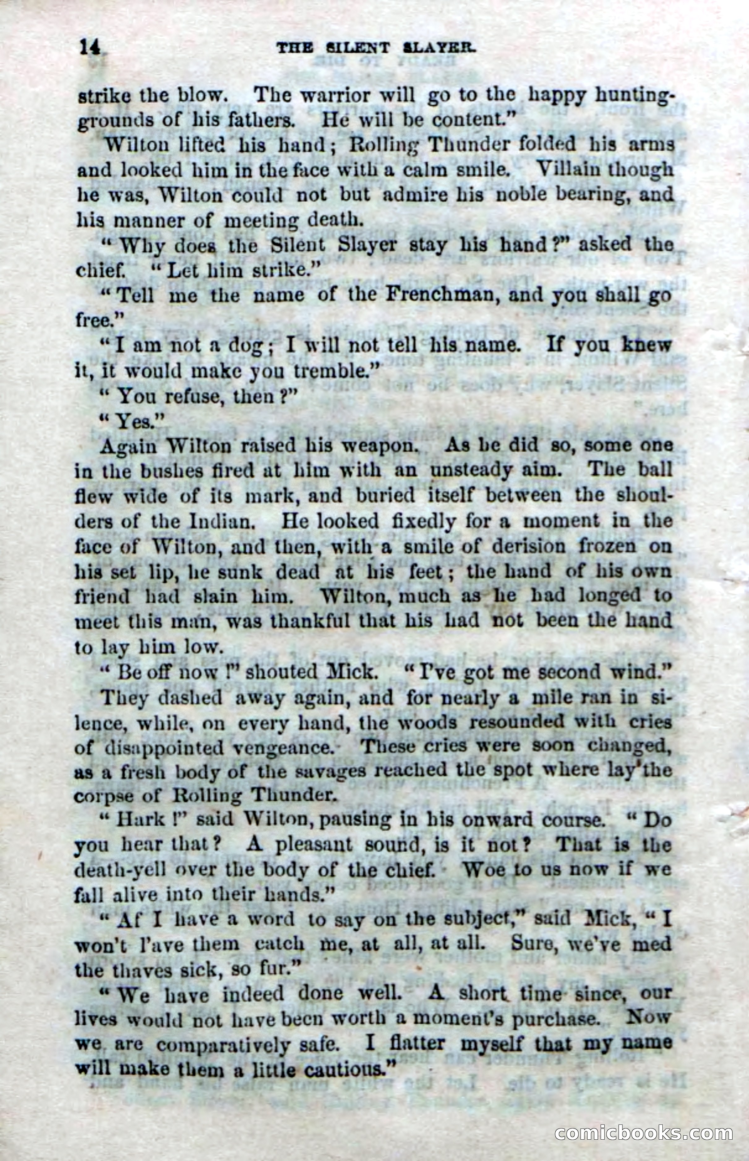 Silent Slayer; or, The Maid of Montreal — page 12 of 100