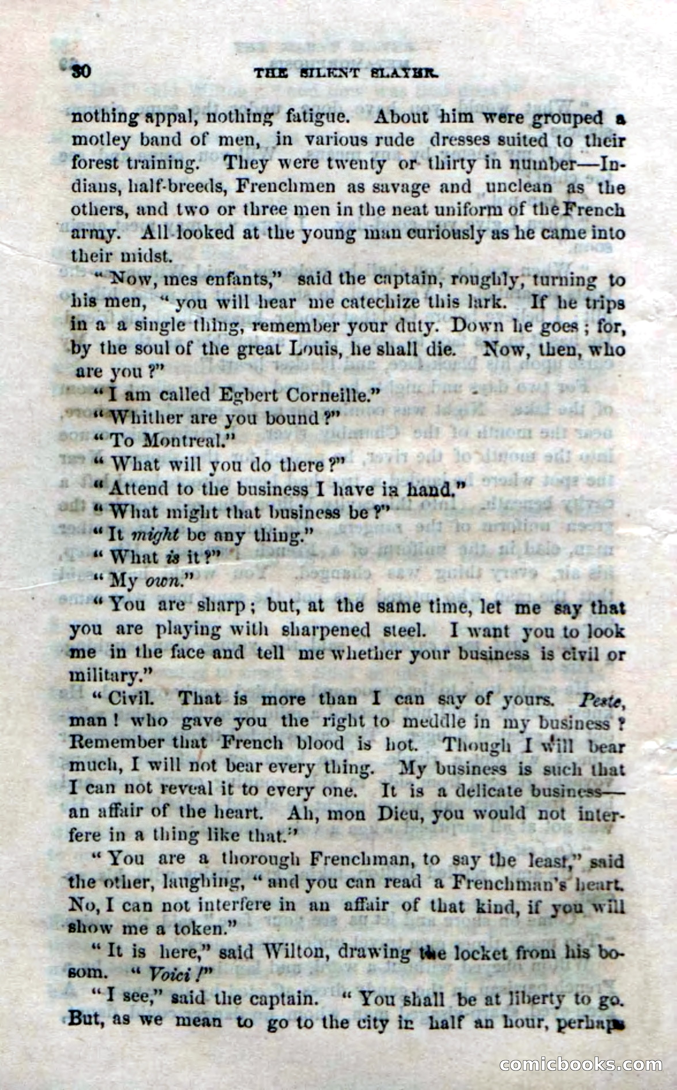 Silent Slayer; or, The Maid of Montreal — page 28 of 100