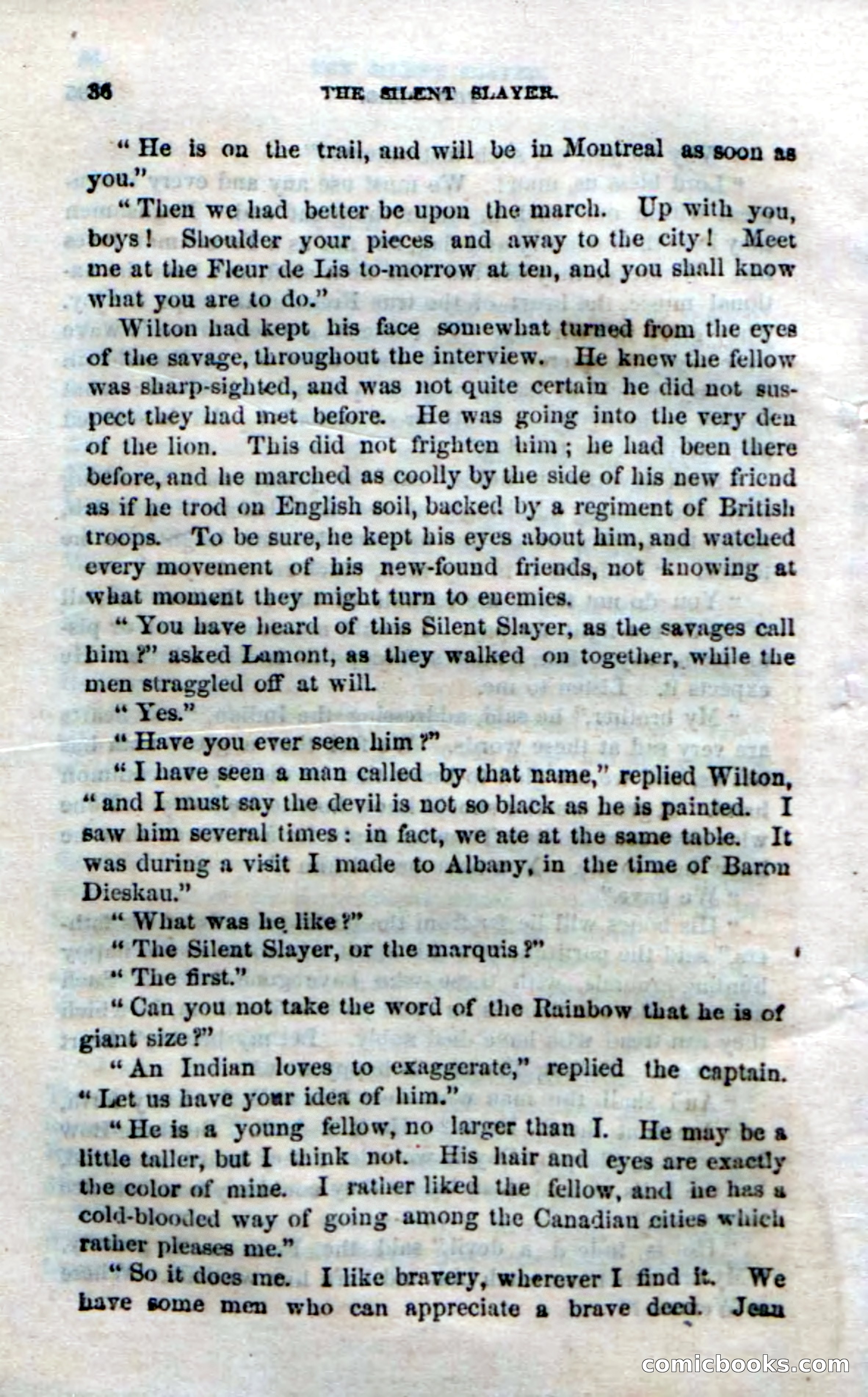 Silent Slayer; or, The Maid of Montreal — page 34 of 100