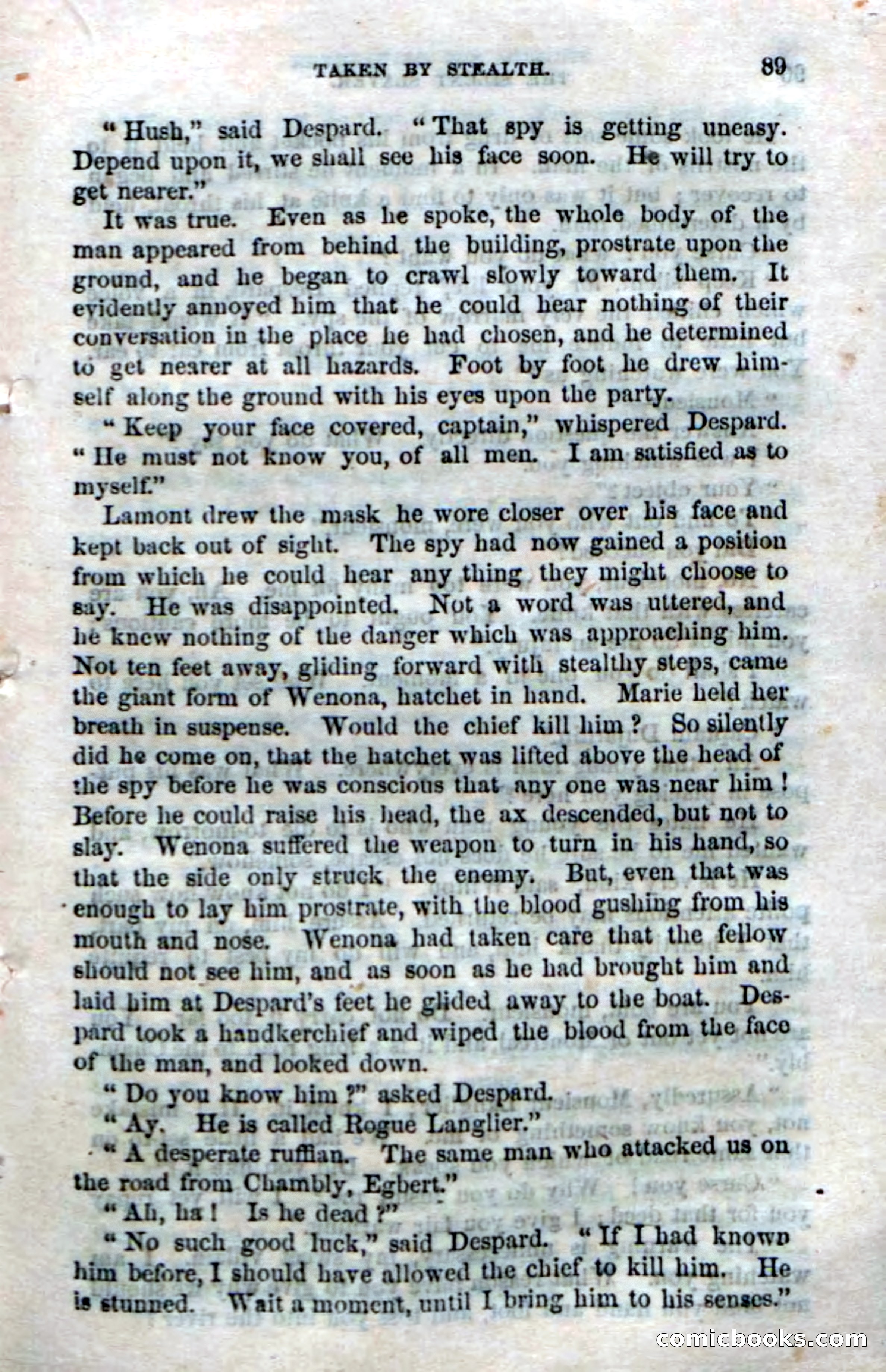 Silent Slayer; or, The Maid of Montreal — page 87 of 100
