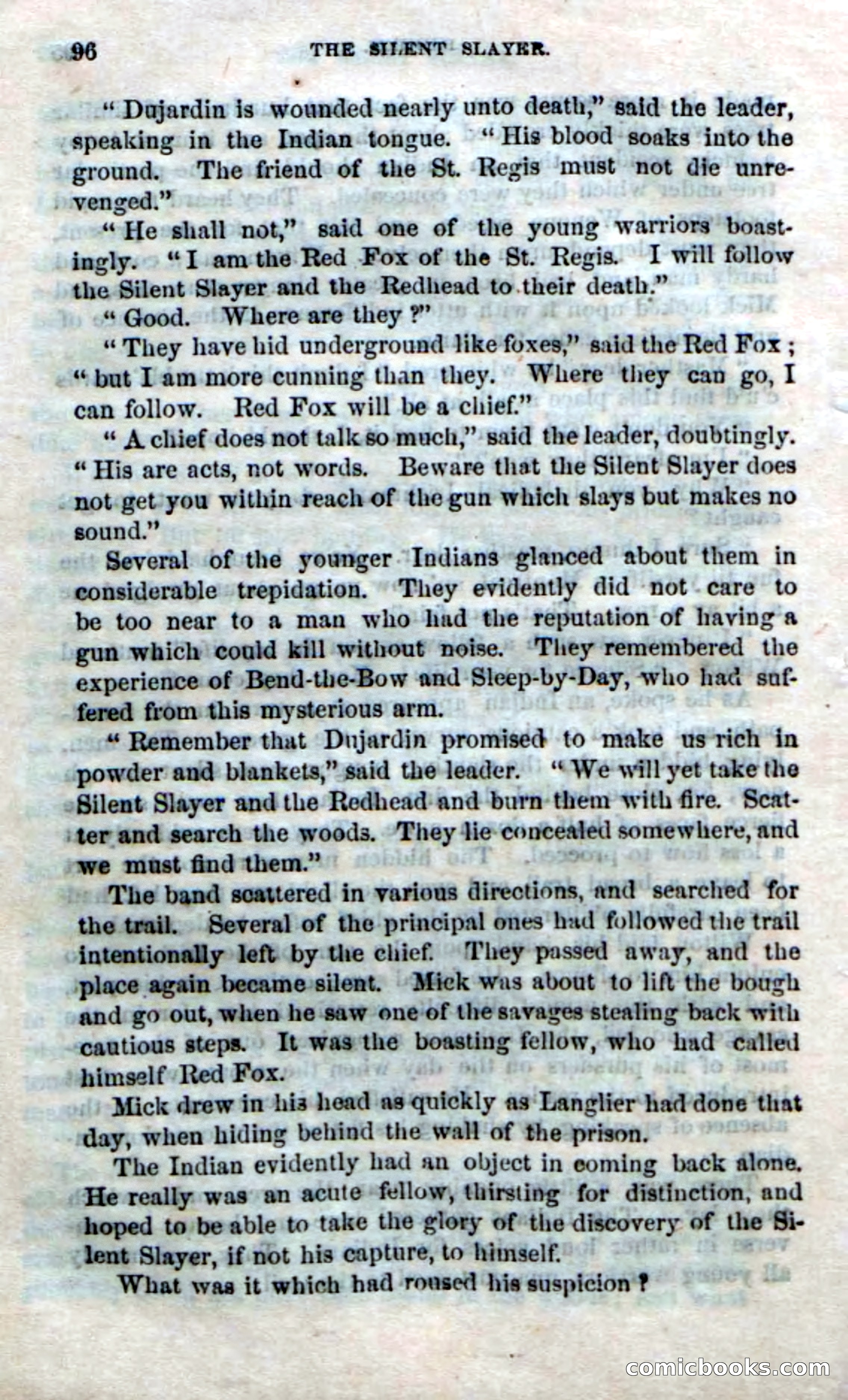 Silent Slayer; or, The Maid of Montreal — page 94 of 100