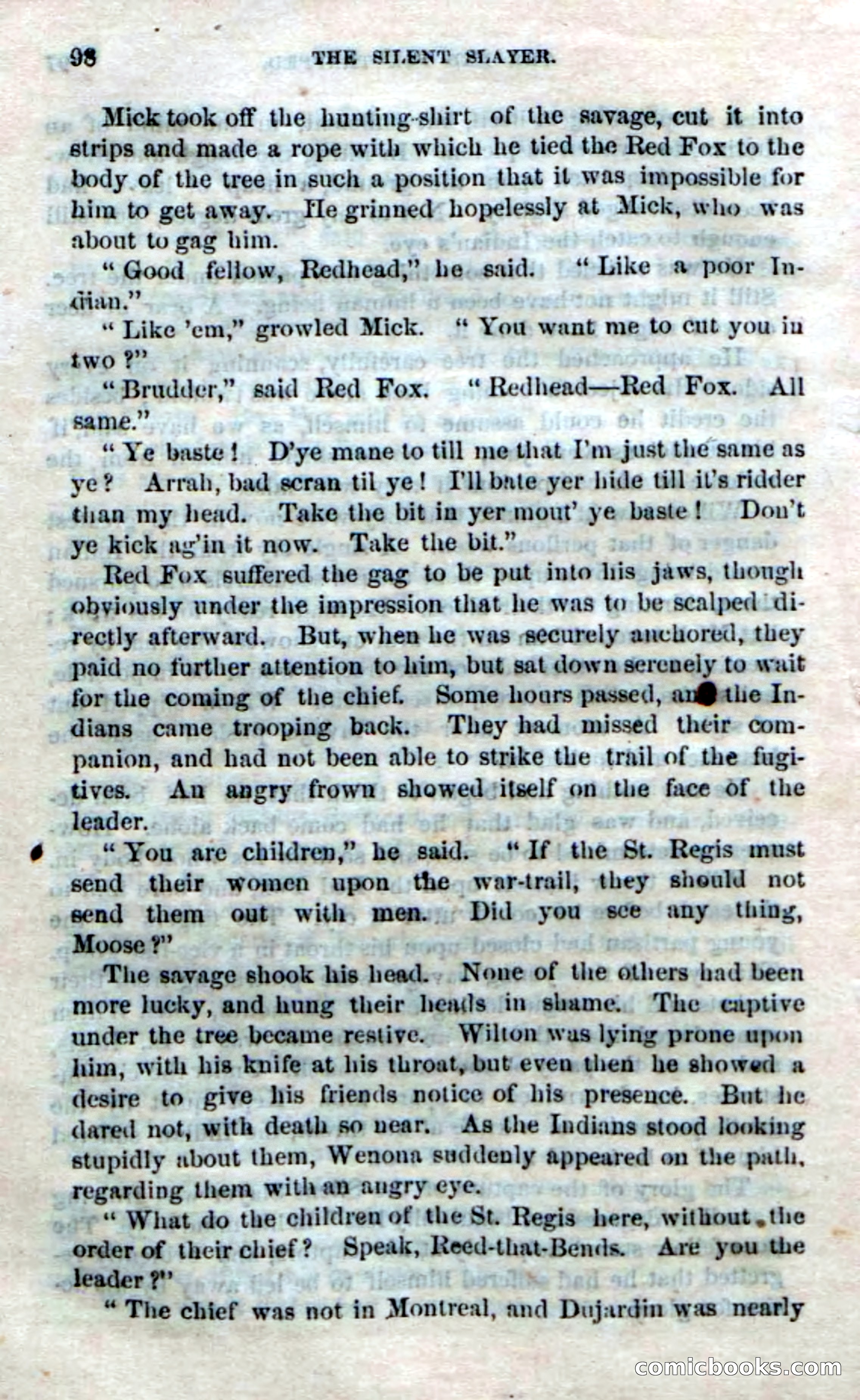 Silent Slayer; or, The Maid of Montreal — page 96 of 100