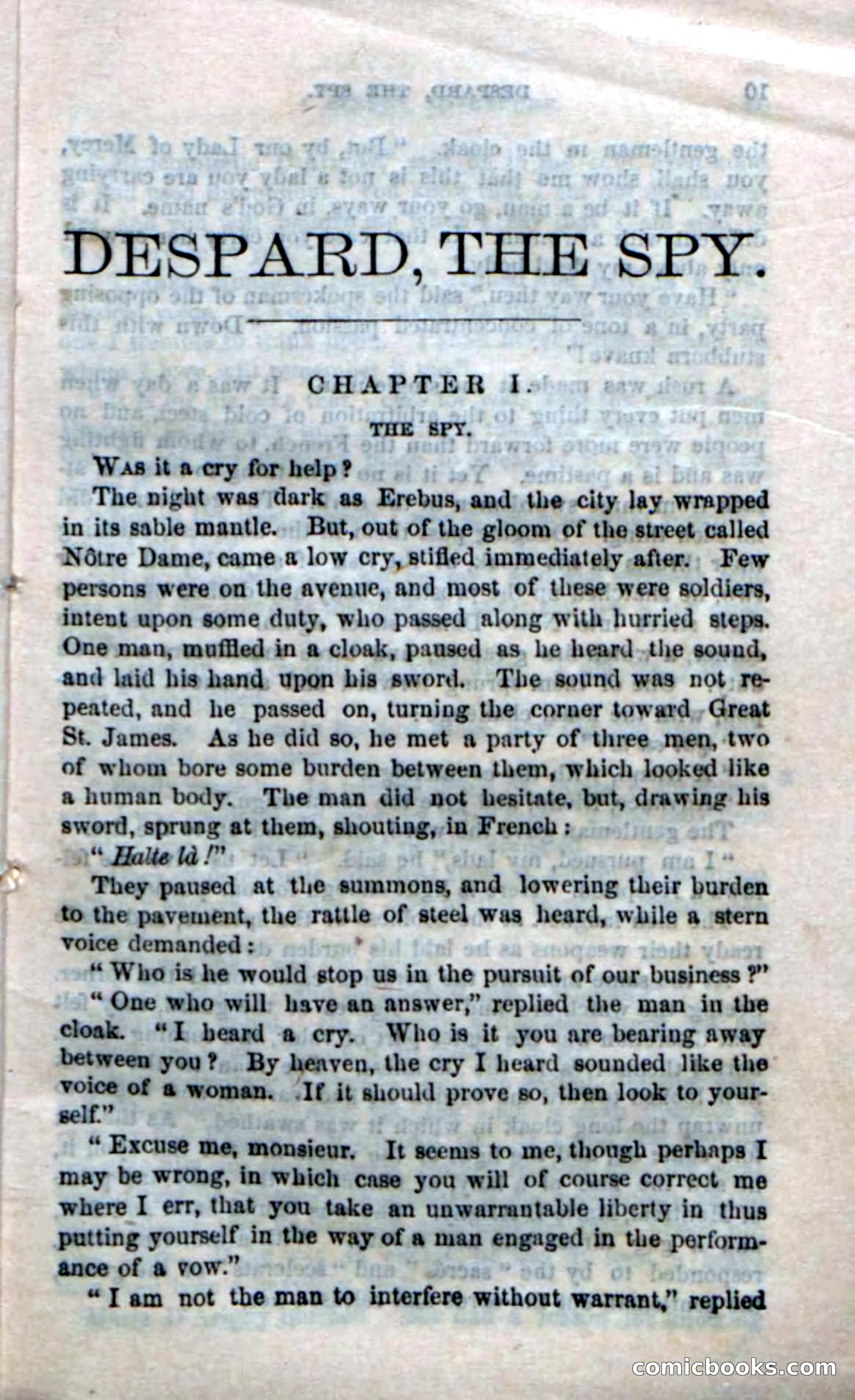 Beadle's Dime Novels No. 172: Despard, the Spy — page 7 of 100