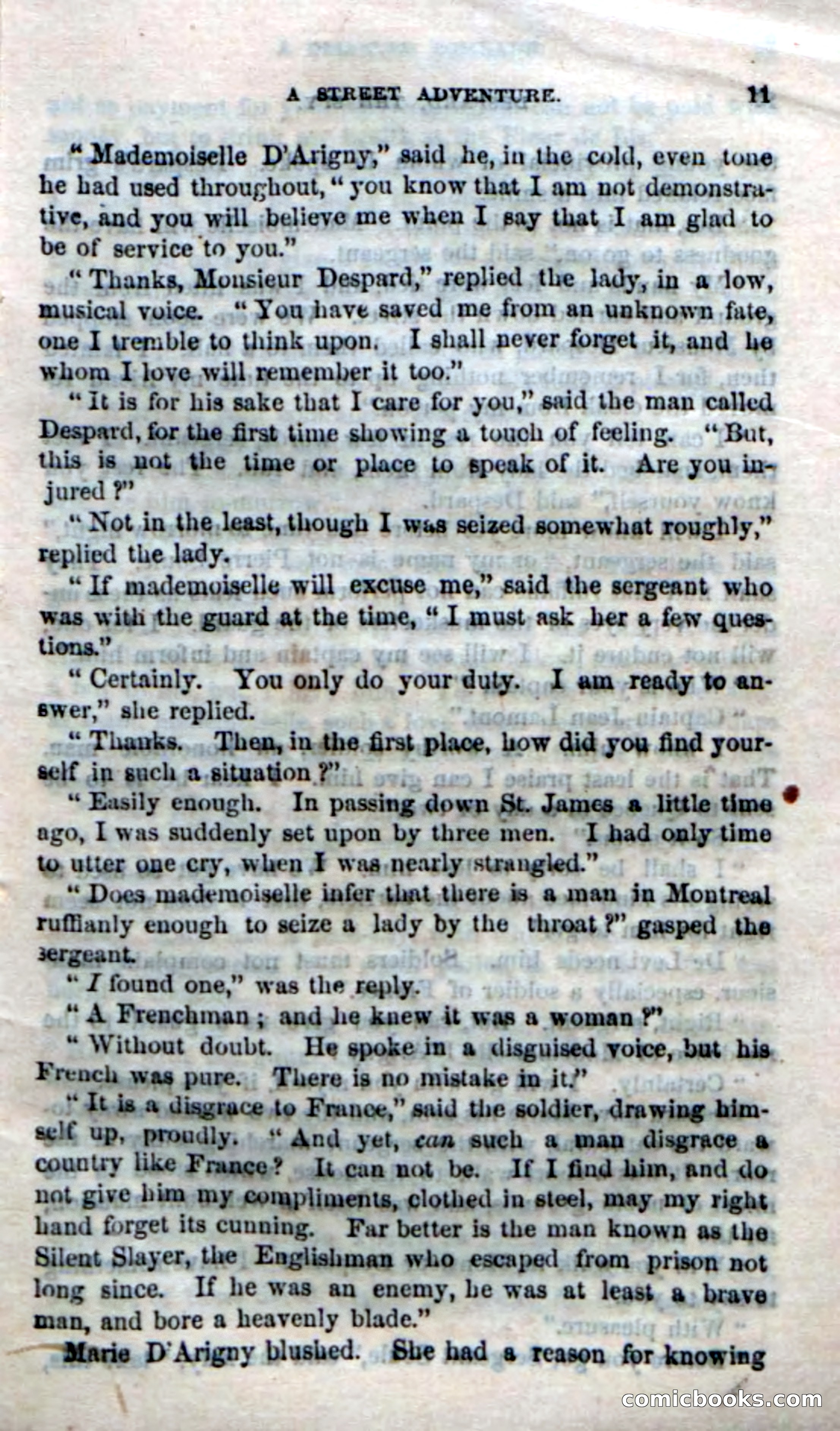 Beadle's Dime Novels No. 172: Despard, the Spy — page 9 of 100