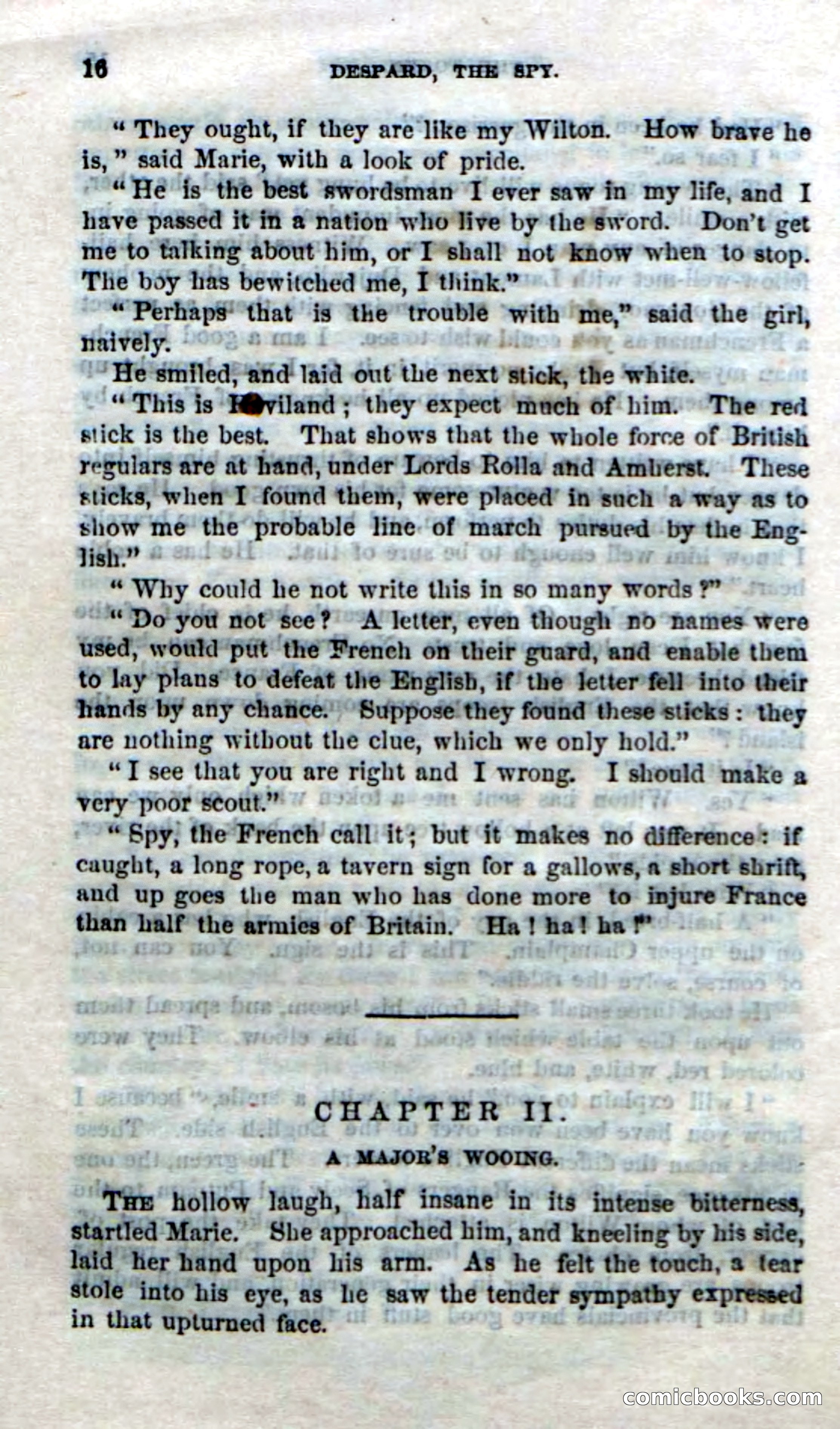 Beadle's Dime Novels No. 172: Despard, the Spy — page 14 of 100