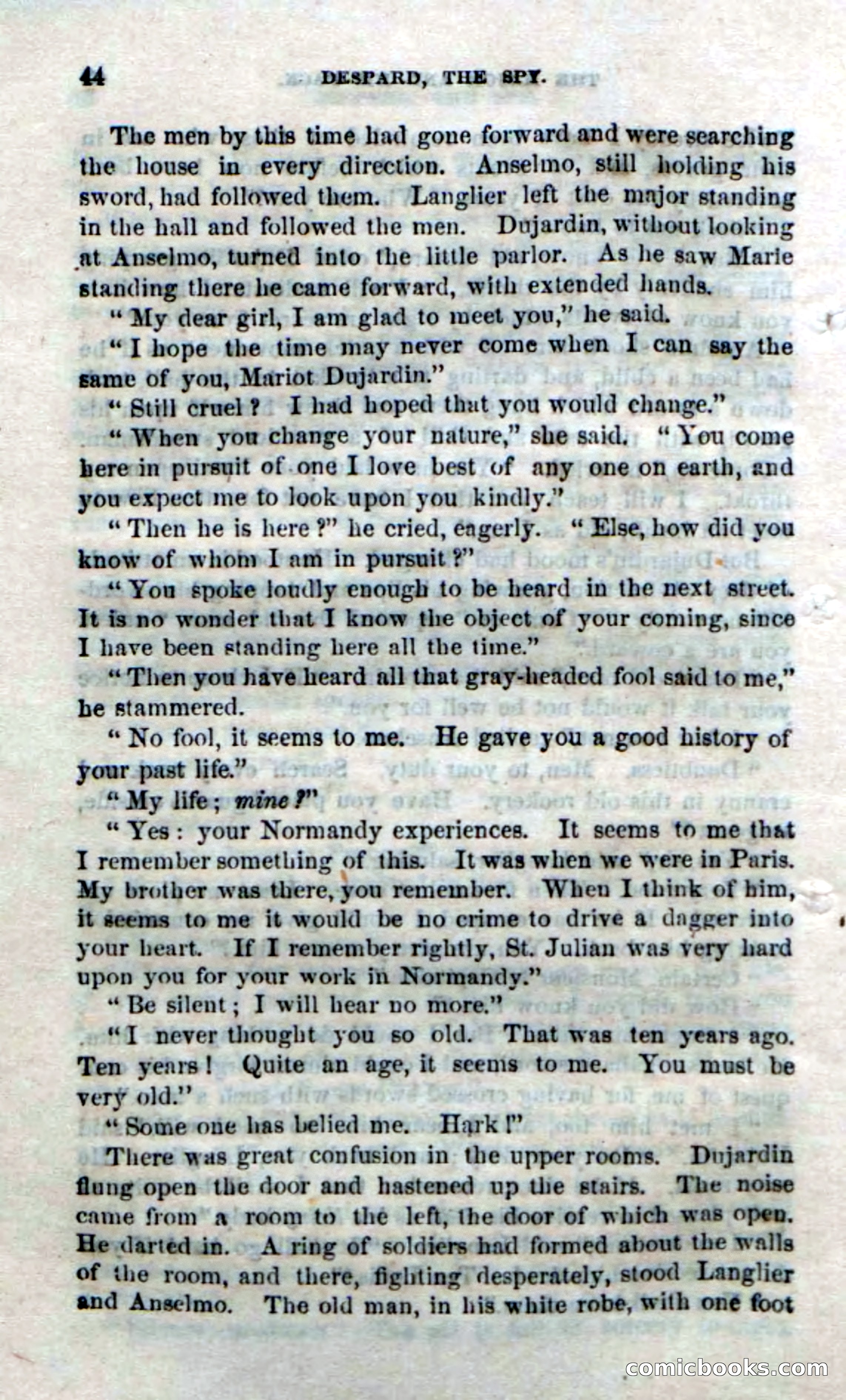 Beadle's Dime Novels No. 172: Despard, the Spy — page 42 of 100