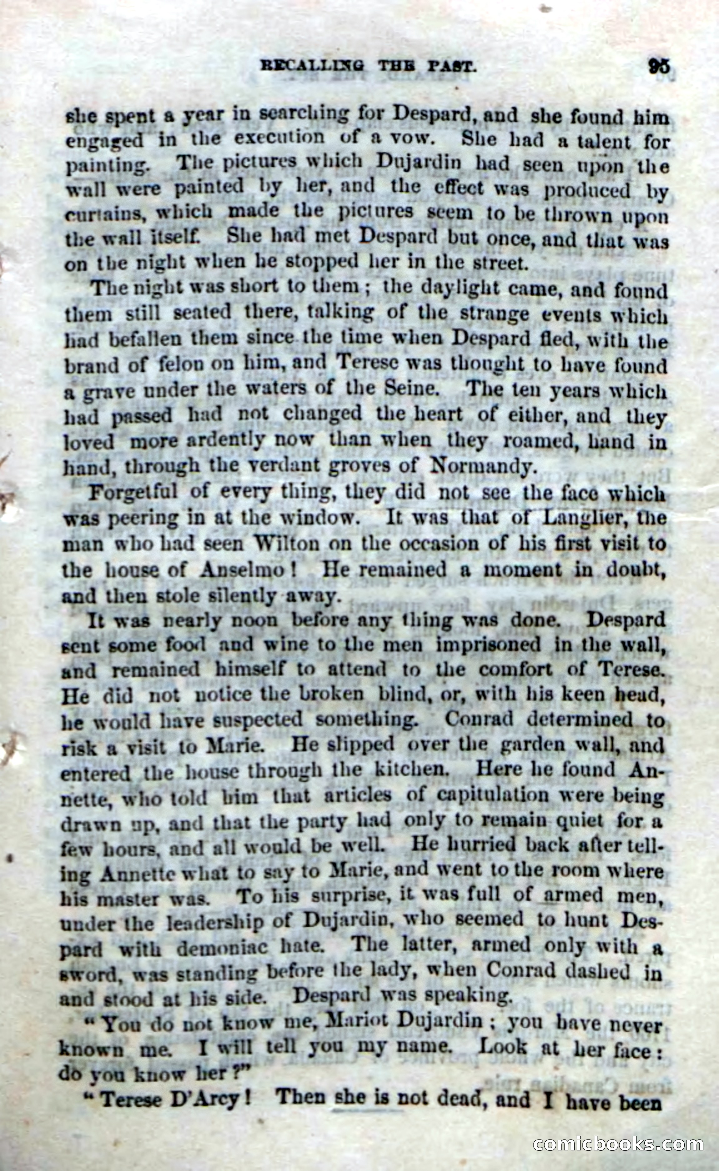 Beadle's Dime Novels No. 172: Despard, the Spy — page 93 of 100