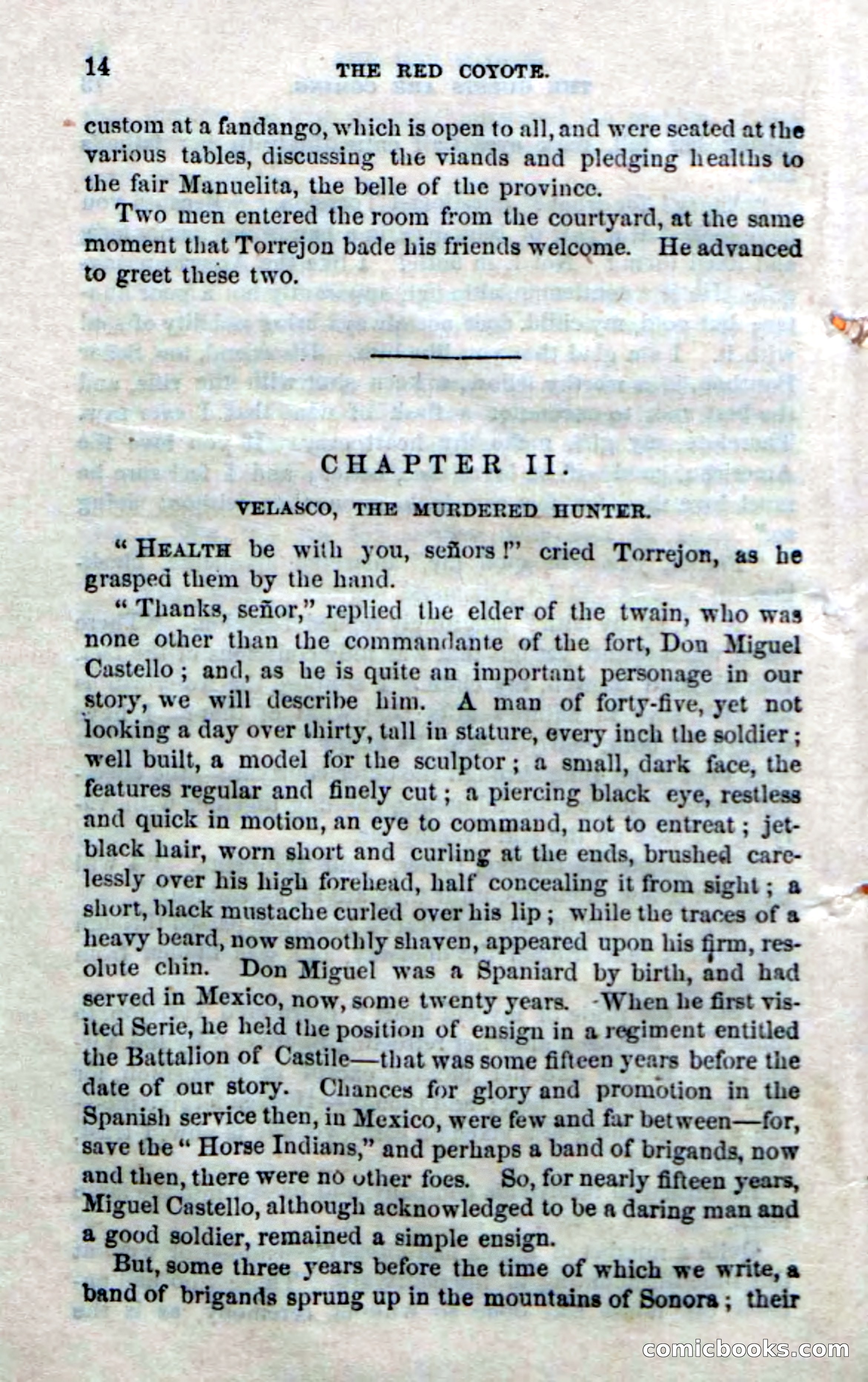 The Red Coyote; or, The Flower of the Prairie — page 12 of 100