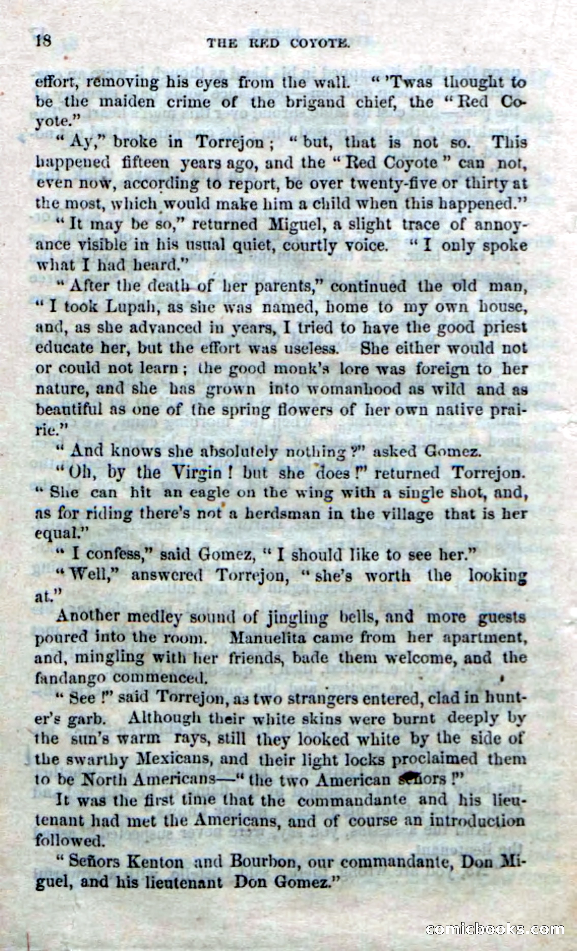 The Red Coyote; or, The Flower of the Prairie — page 16 of 100