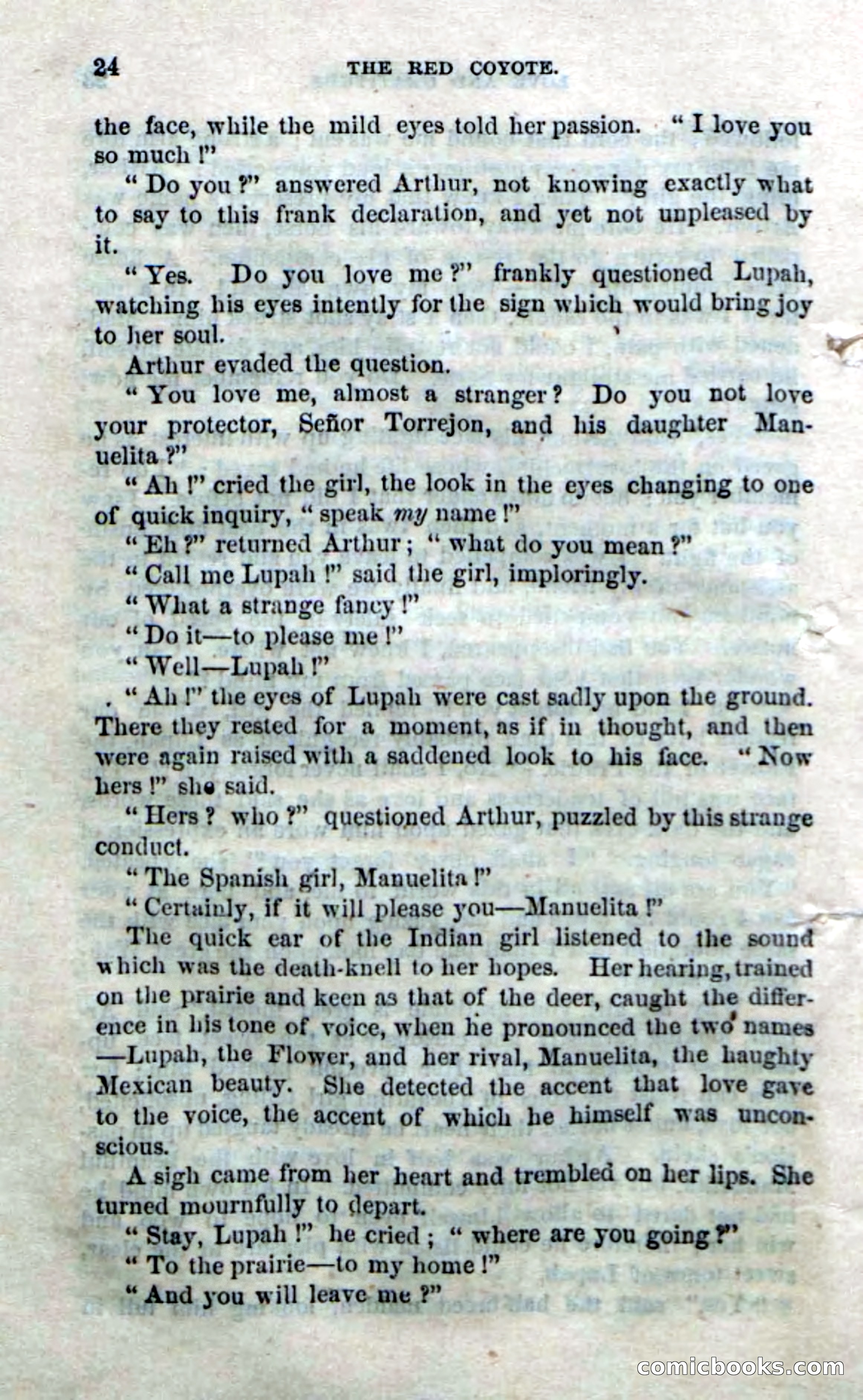 The Red Coyote; or, The Flower of the Prairie — page 22 of 100