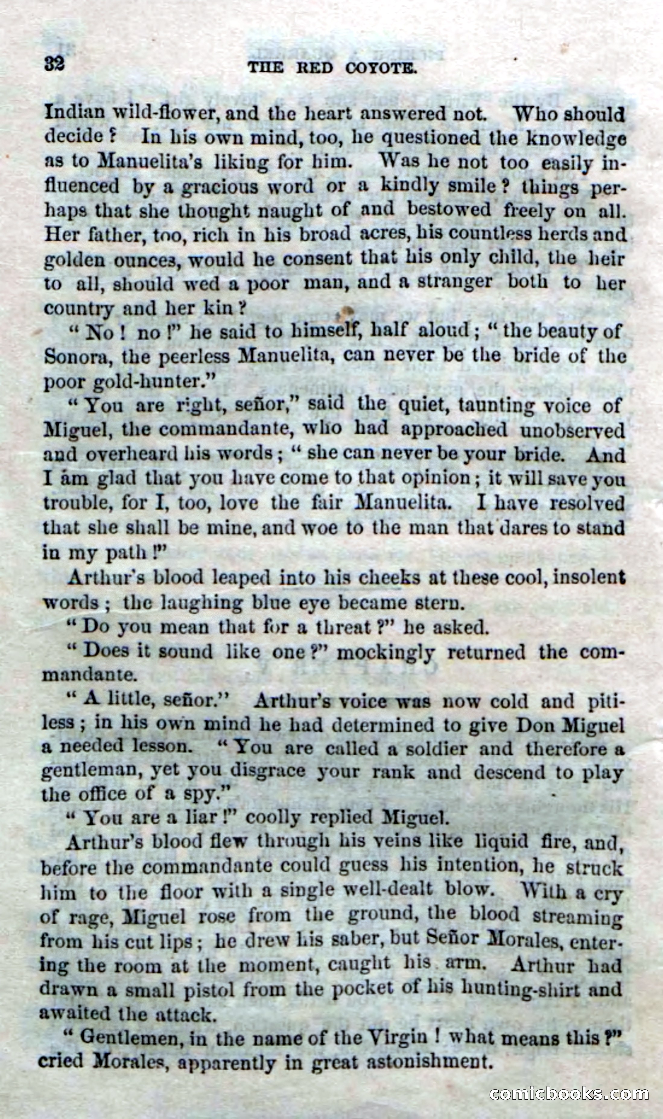 The Red Coyote; or, The Flower of the Prairie — page 30 of 100