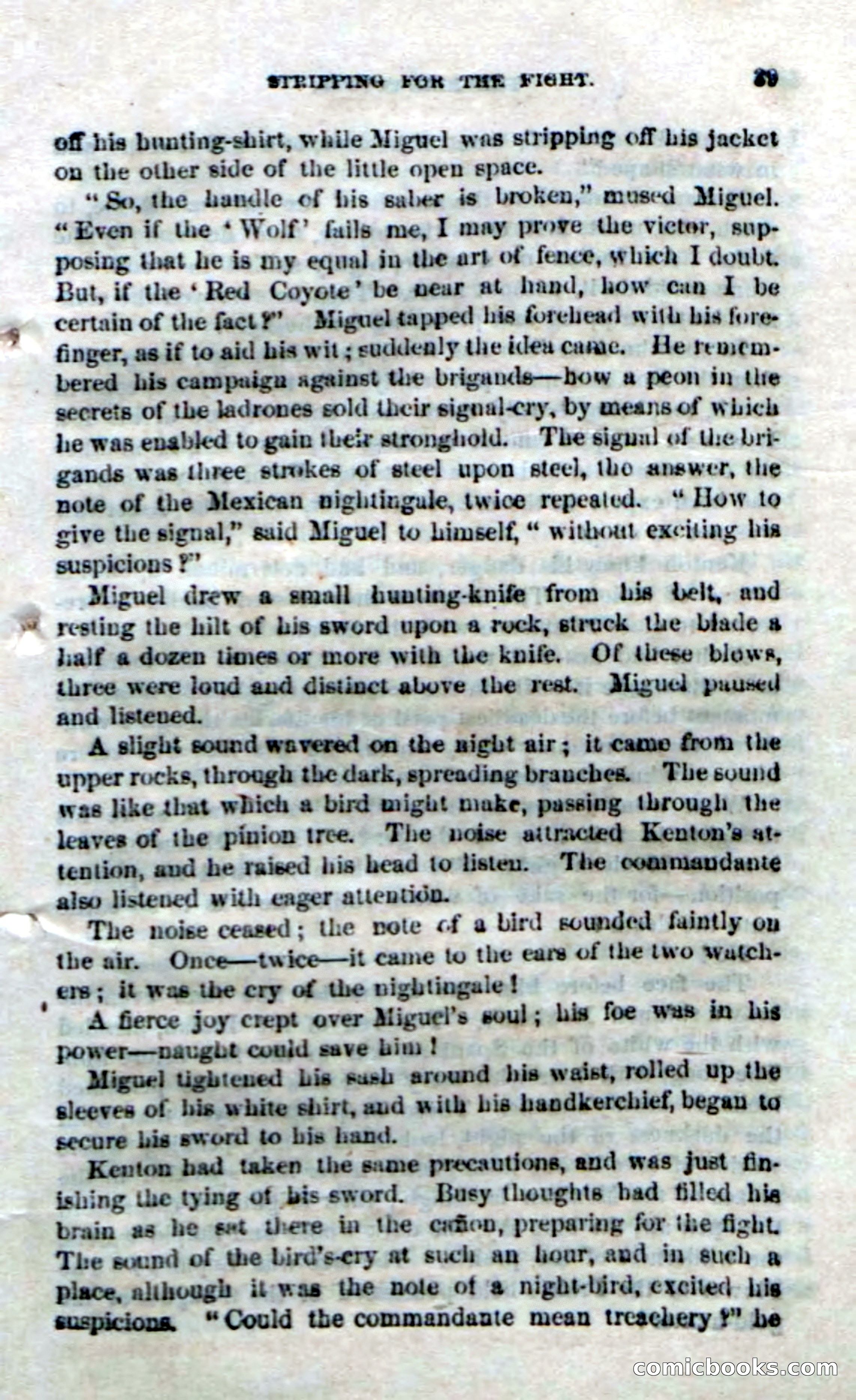The Red Coyote; or, The Flower of the Prairie — page 37 of 100