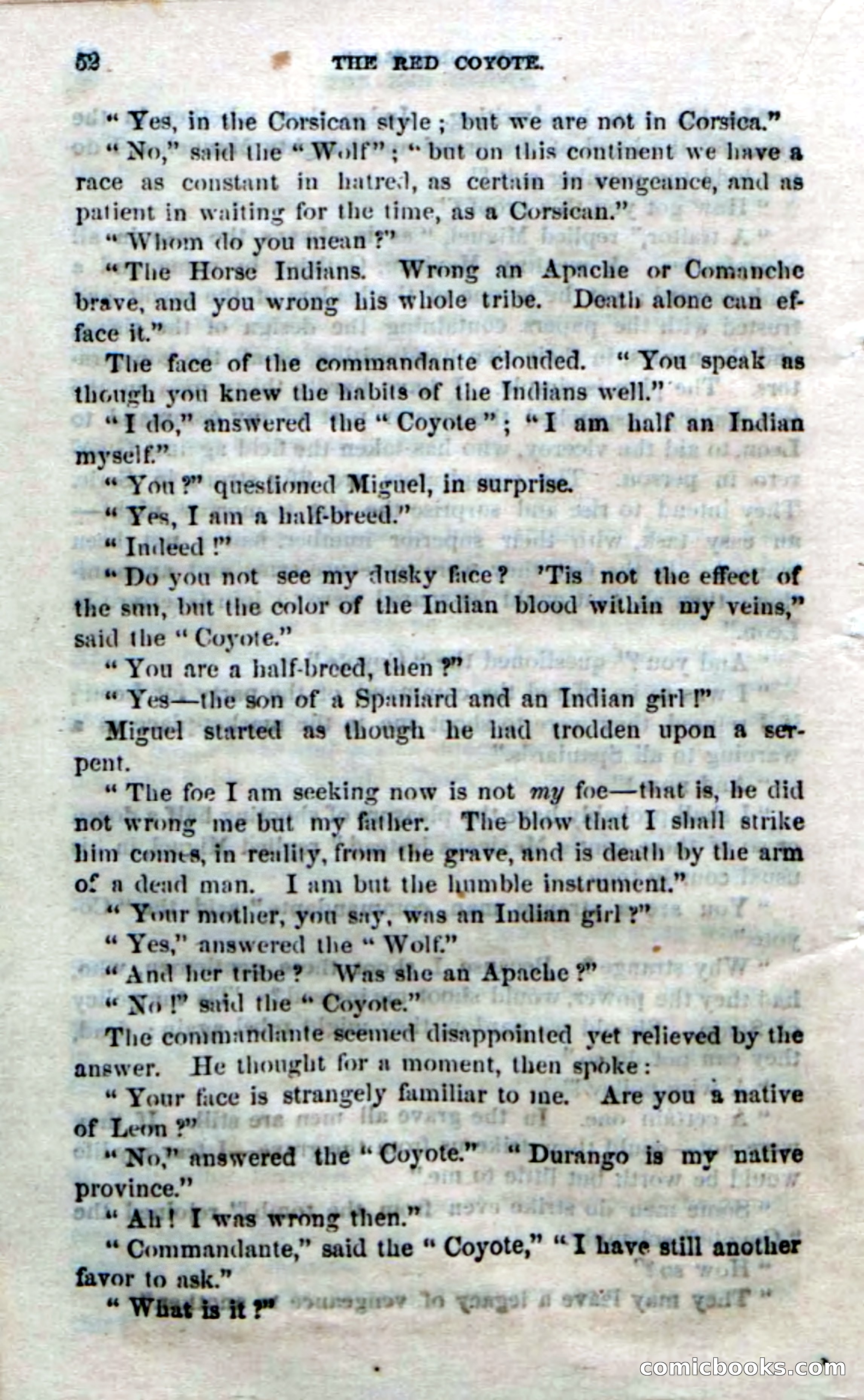 The Red Coyote; or, The Flower of the Prairie — page 50 of 100
