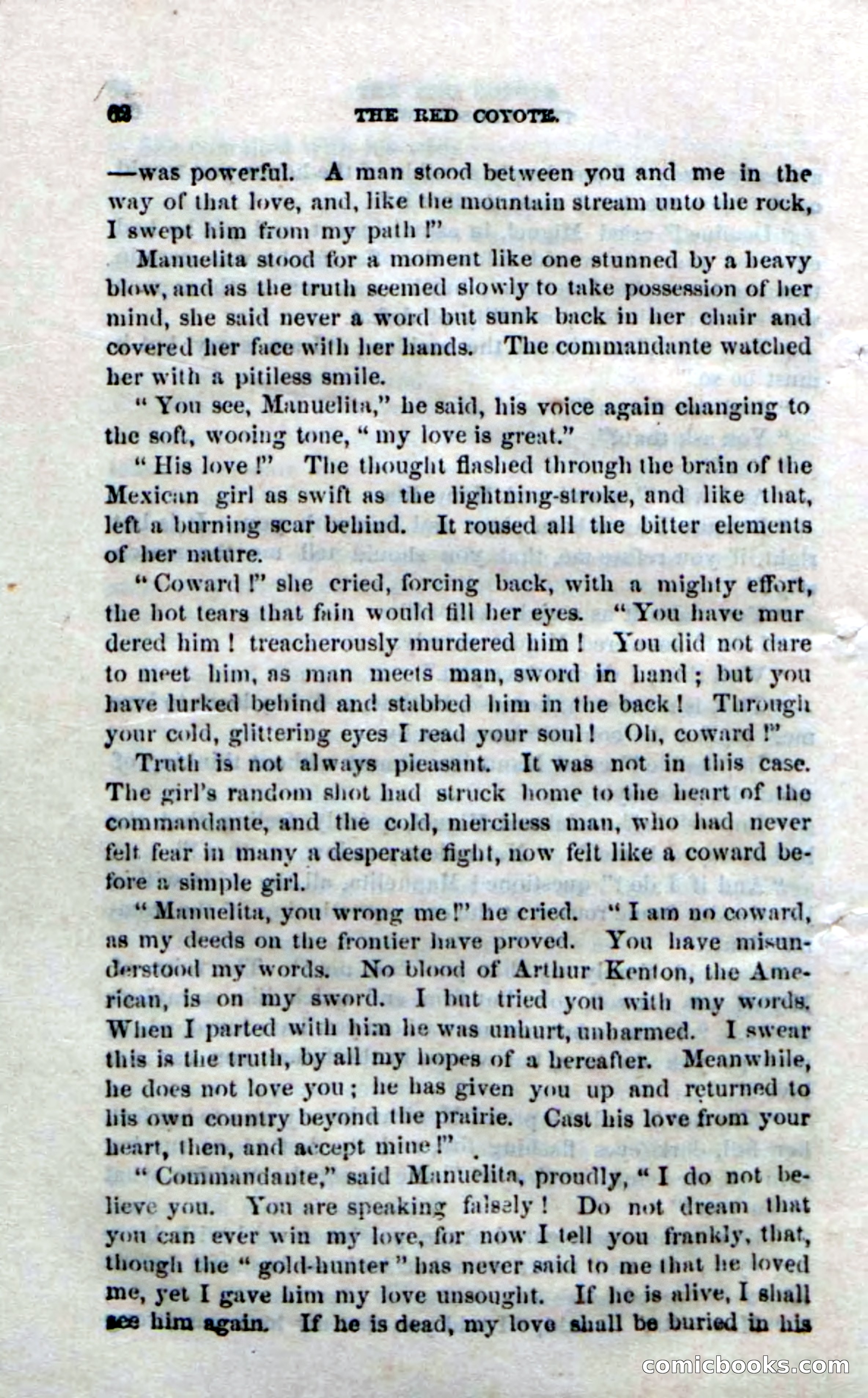 The Red Coyote; or, The Flower of the Prairie — page 60 of 100