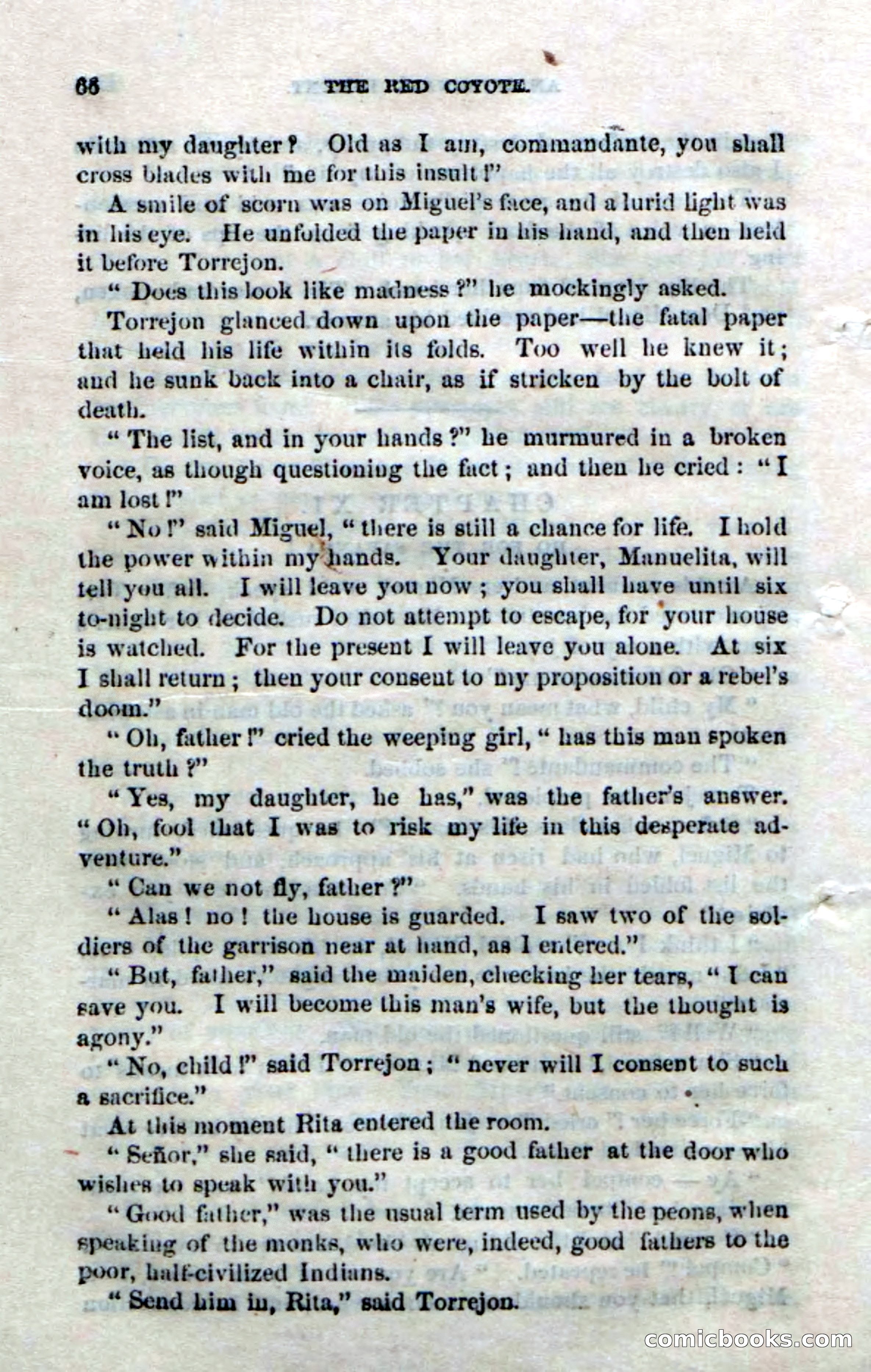 The Red Coyote; or, The Flower of the Prairie — page 64 of 100