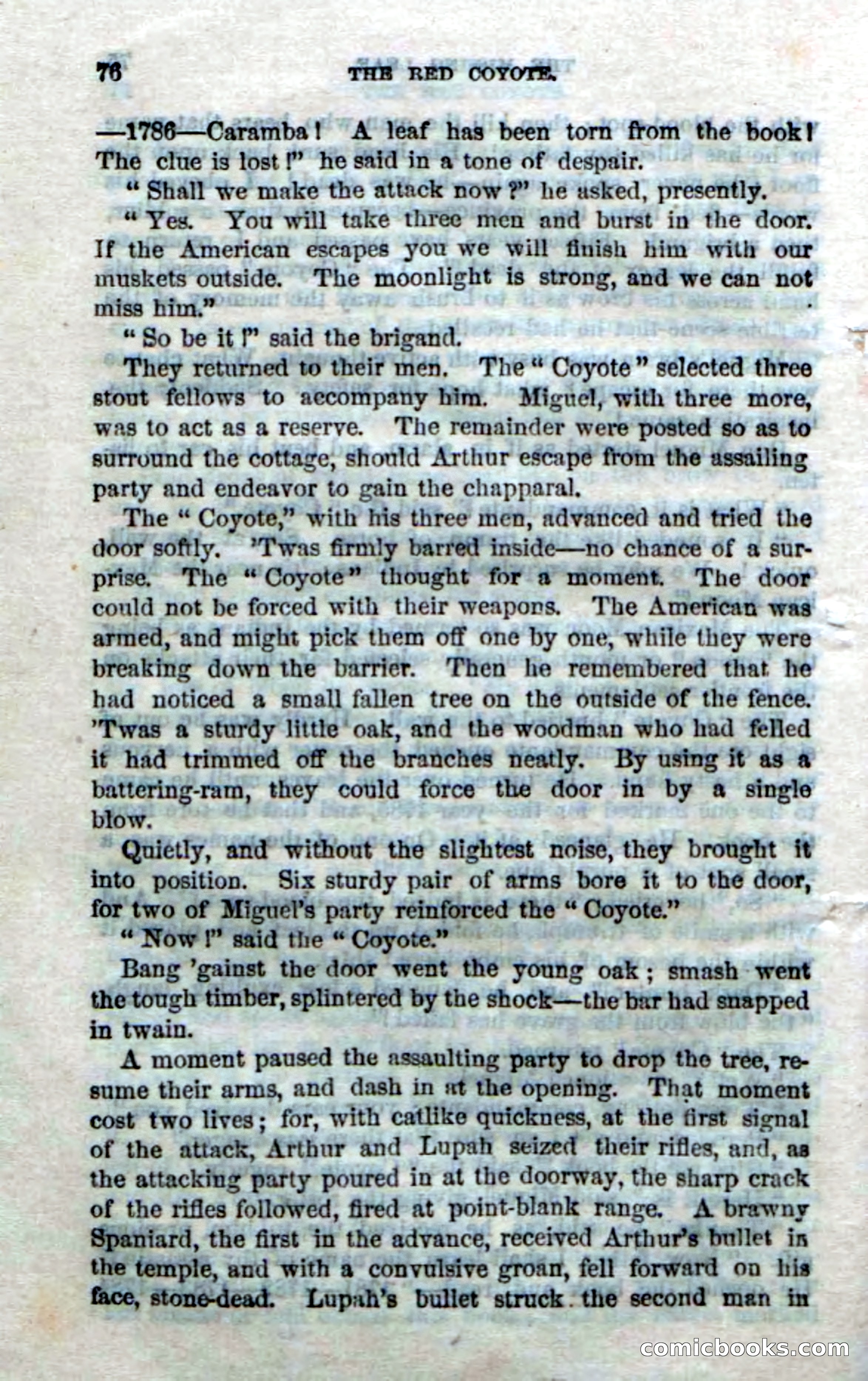 The Red Coyote; or, The Flower of the Prairie — page 74 of 100