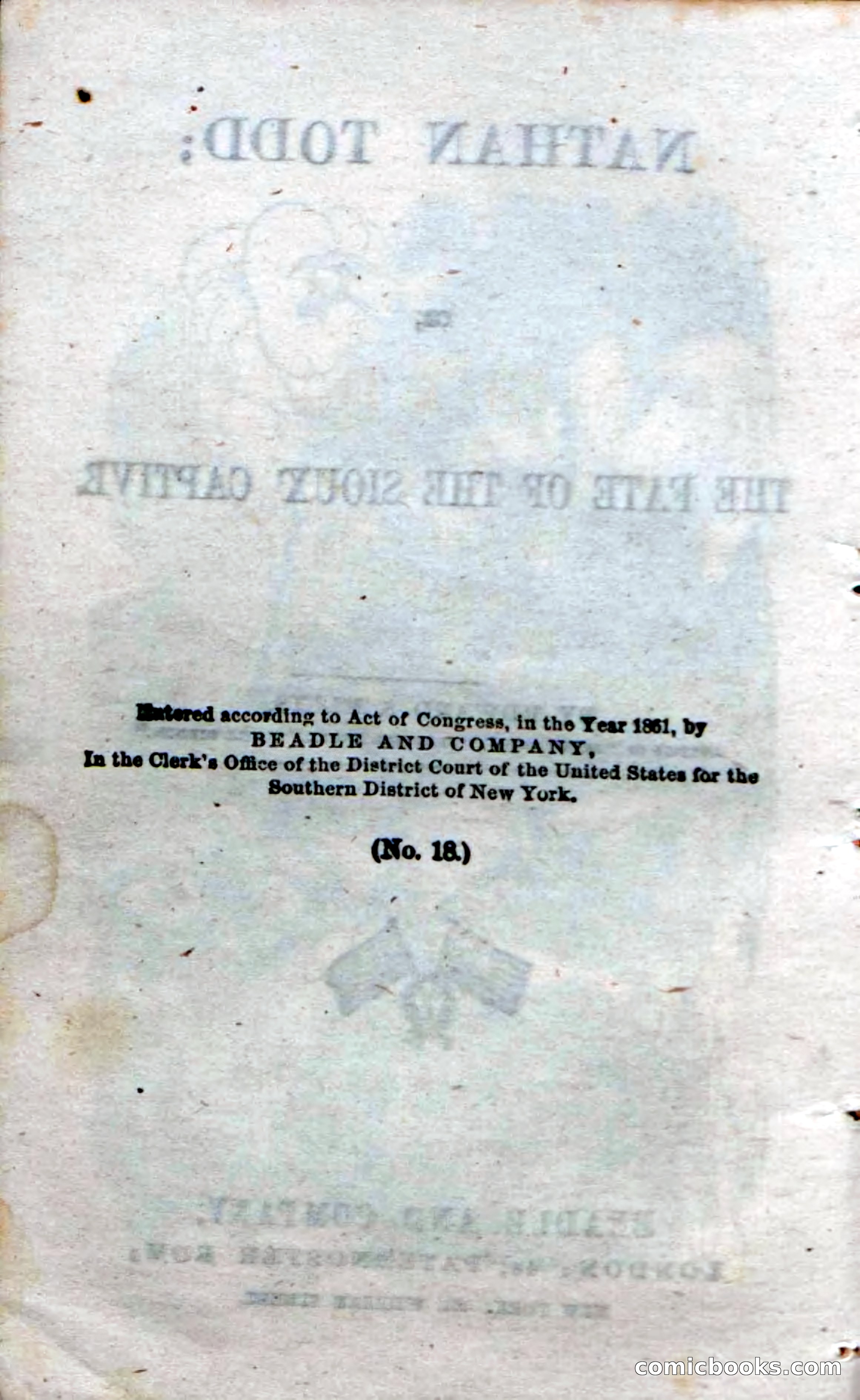 Beadle's Dime Novels No. 18 — page 6 of 136