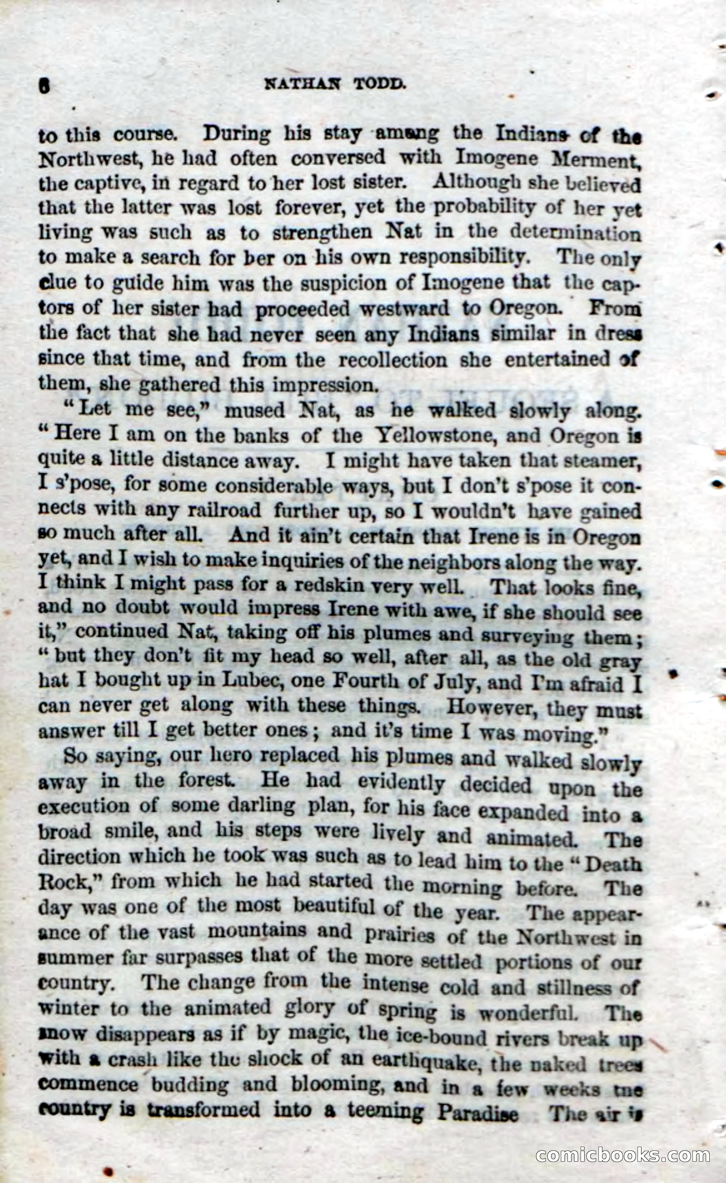 Beadle's Dime Novels No. 18 — page 8 of 136