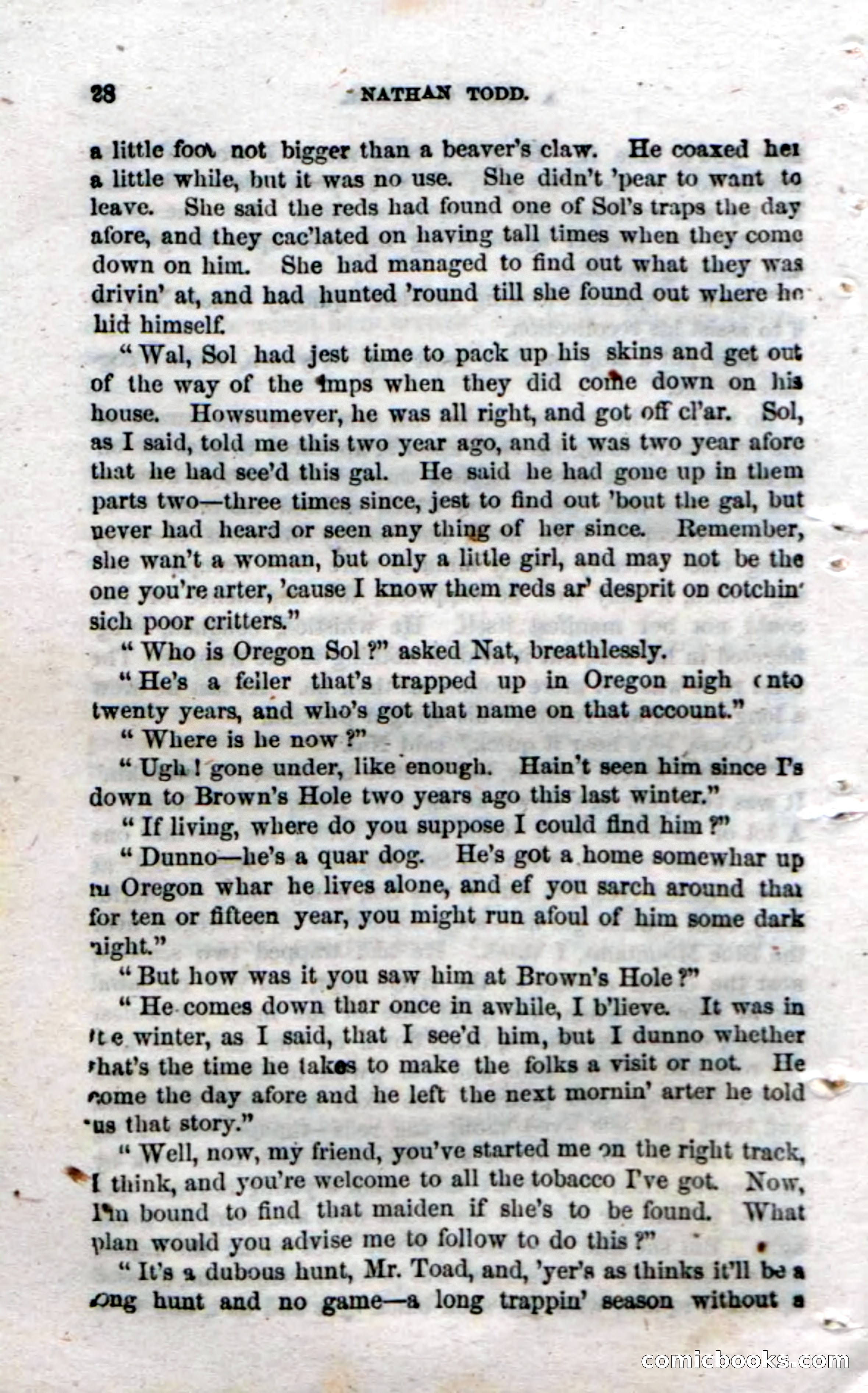 Beadle's Dime Novels No. 18 — page 30 of 136