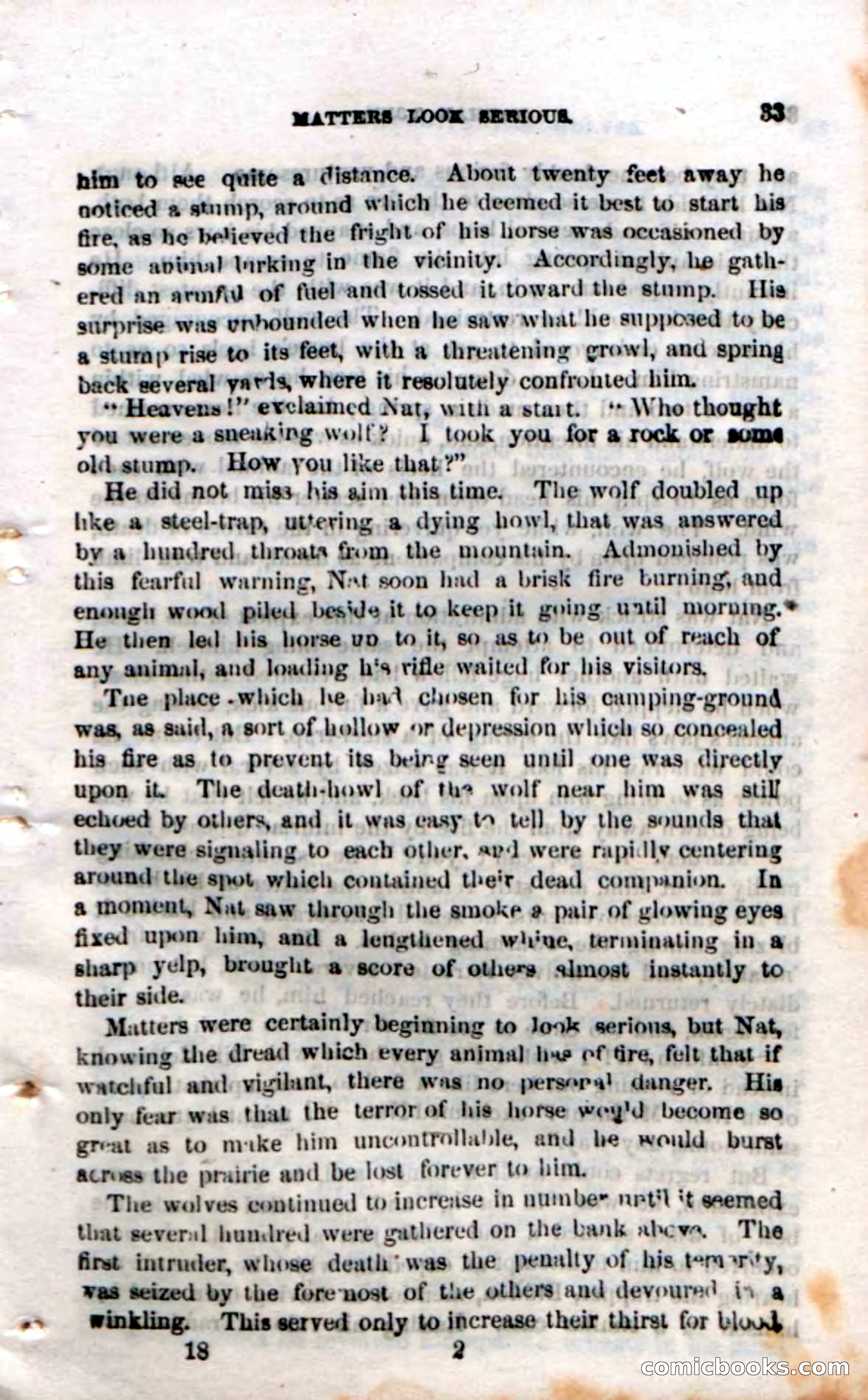 Beadle's Dime Novels No. 18 — page 35 of 136
