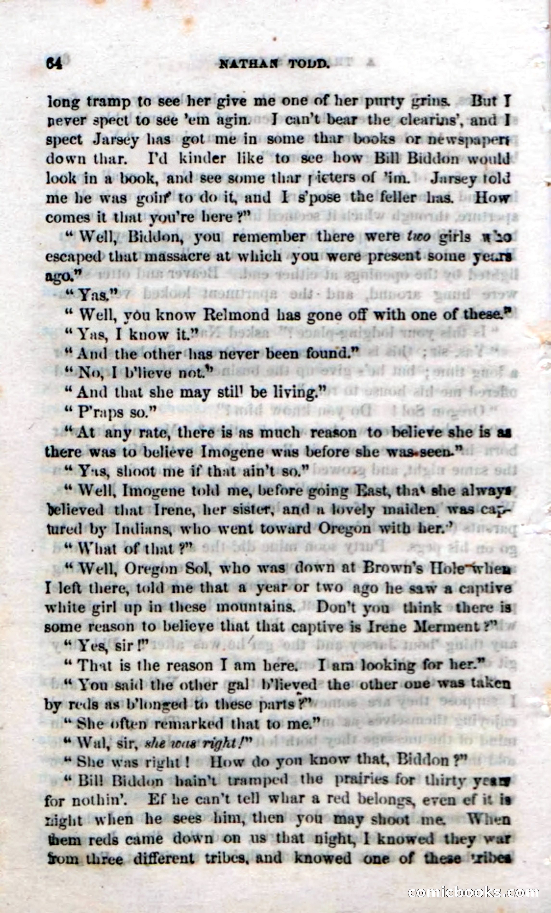 Beadle's Dime Novels No. 18 — page 66 of 136