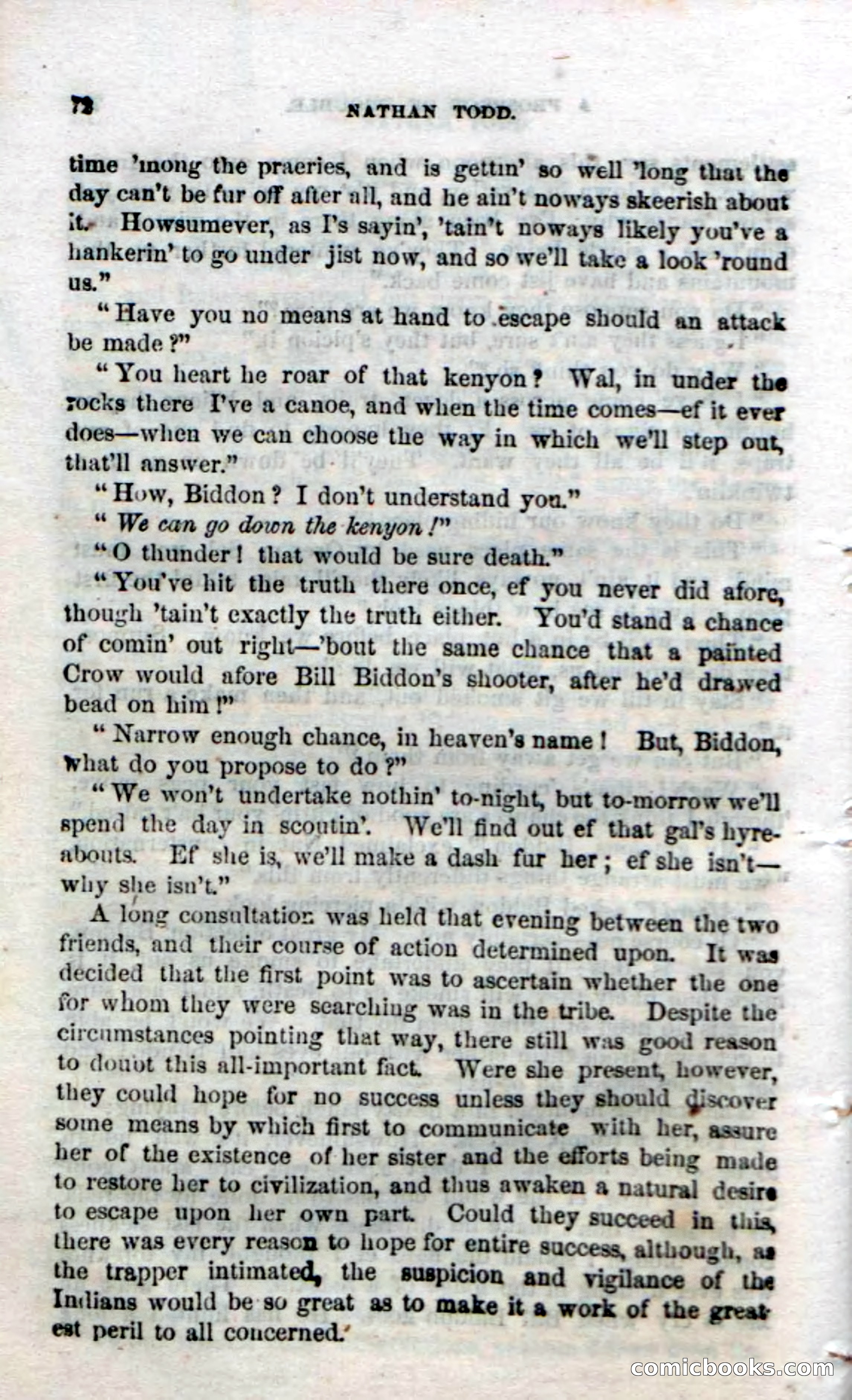 Beadle's Dime Novels No. 18 — page 74 of 136