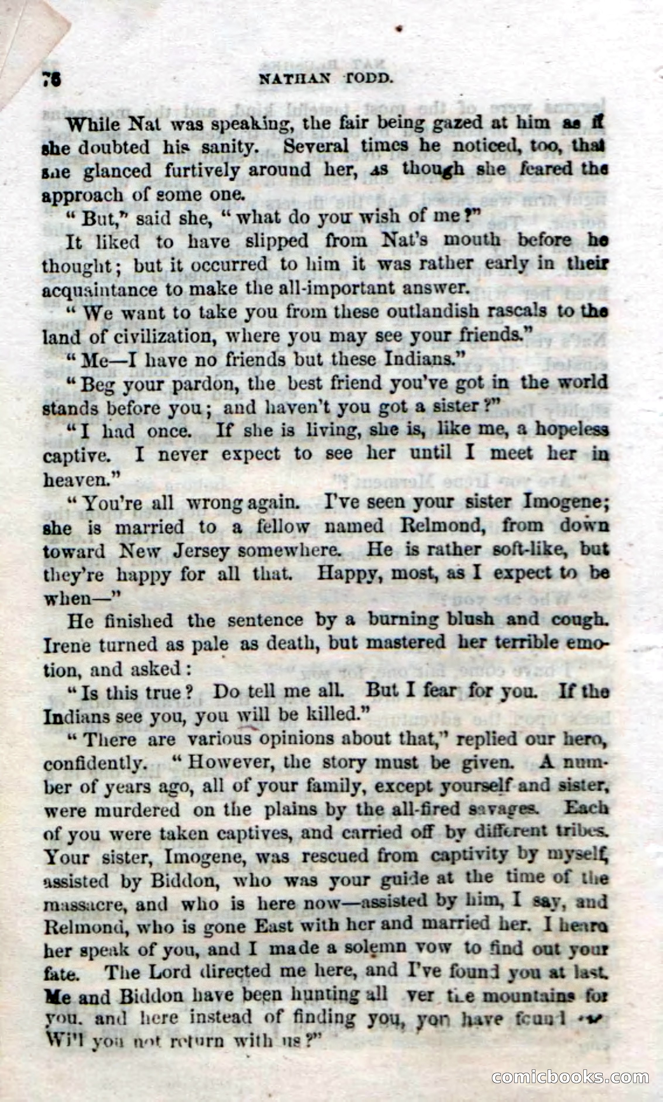 Beadle's Dime Novels No. 18 — page 78 of 136