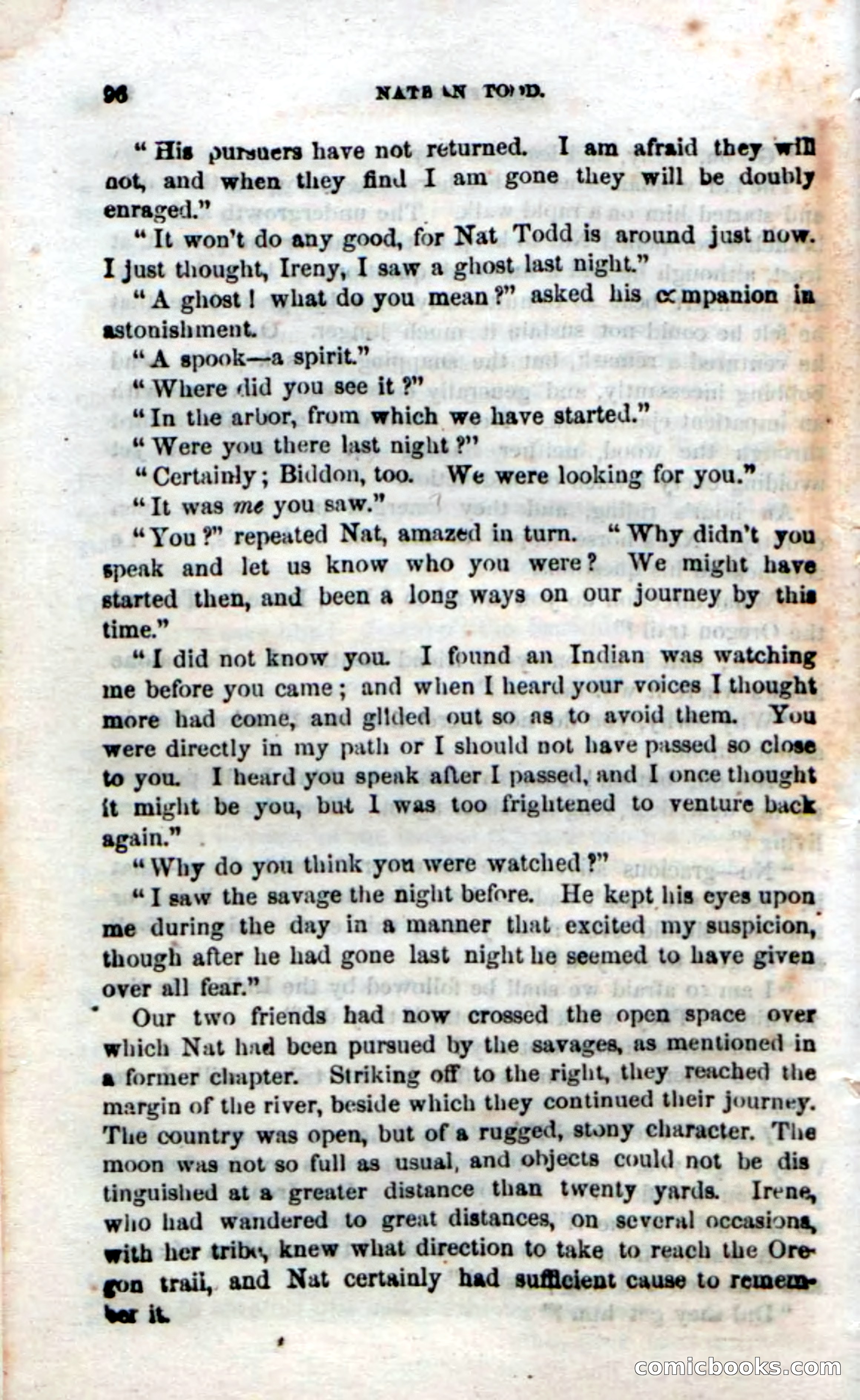 Beadle's Dime Novels No. 18 — page 98 of 136