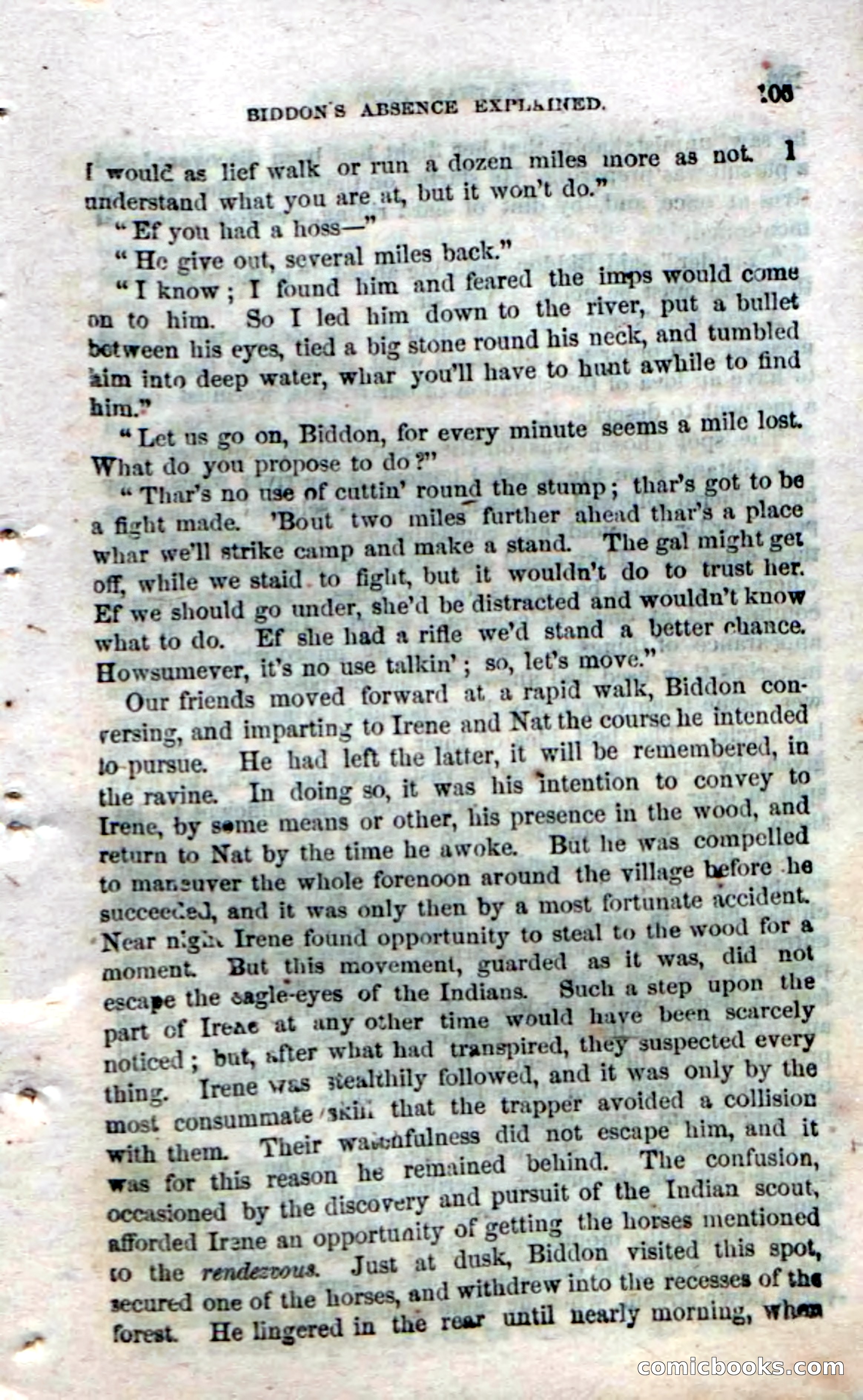 Beadle's Dime Novels No. 18 — page 107 of 136