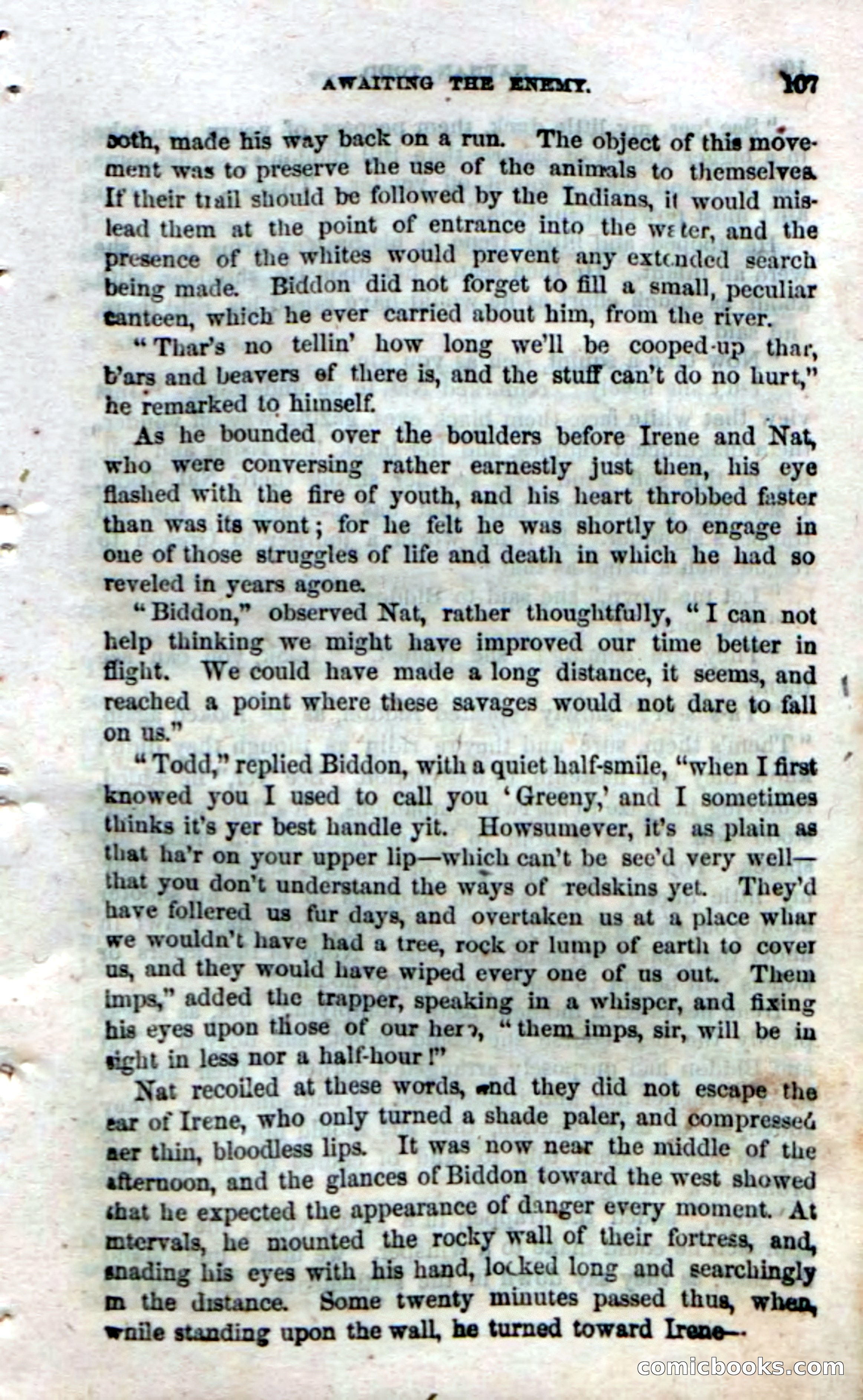Beadle's Dime Novels No. 18 — page 109 of 136