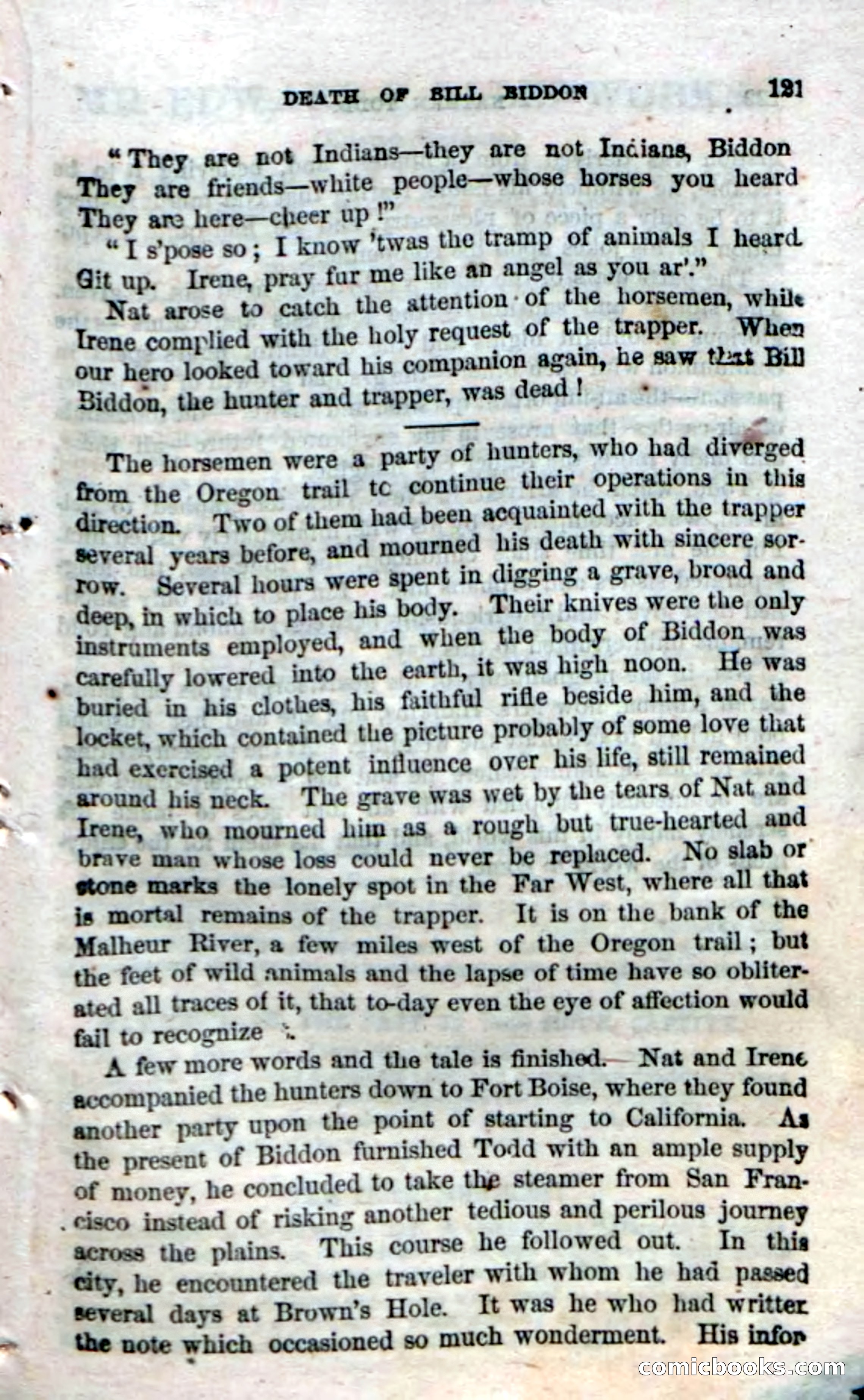 Beadle's Dime Novels No. 18 — page 123 of 136