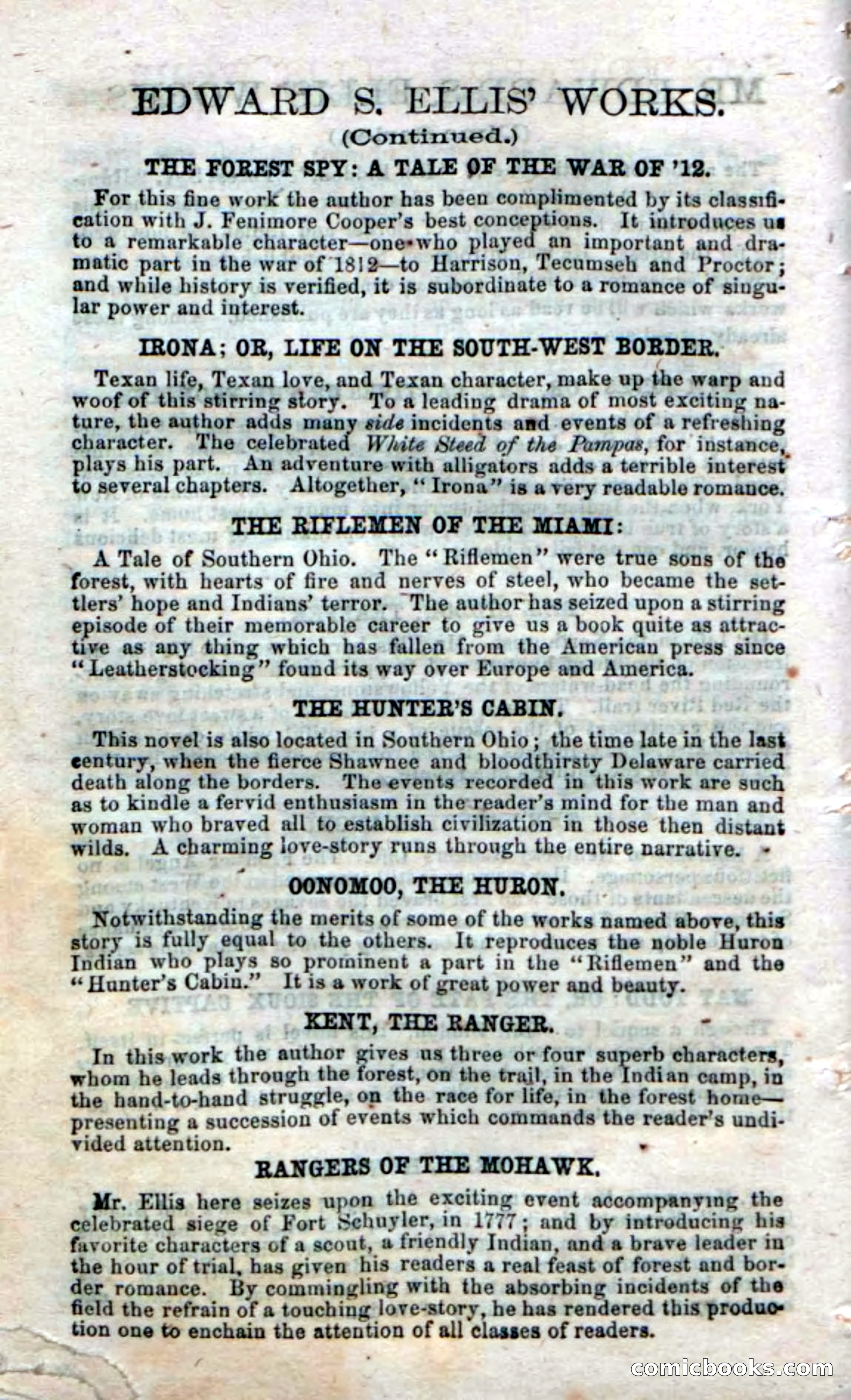 Beadle's Dime Novels No. 18 — page 126 of 136