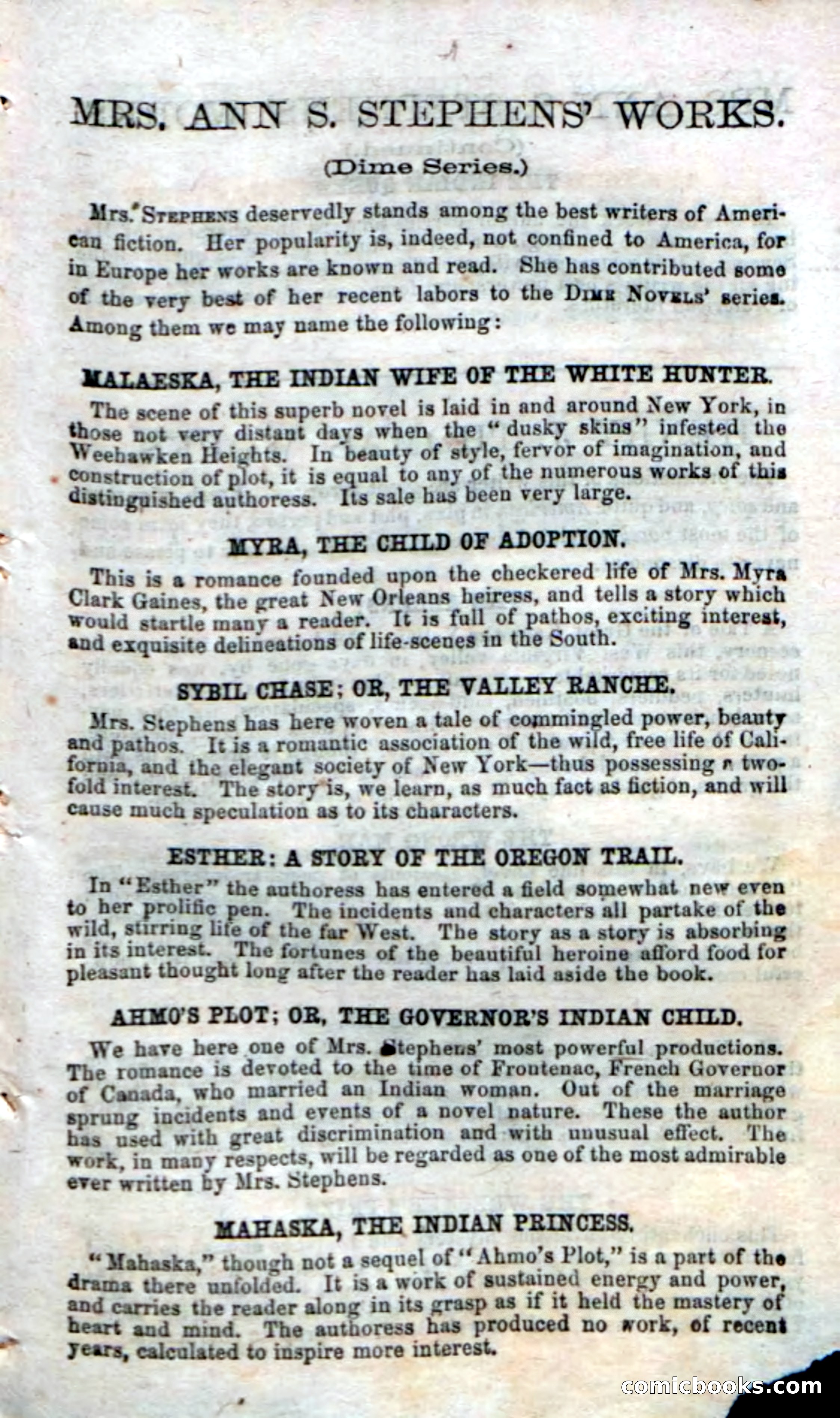 Beadle's Dime Novels No. 18 — page 127 of 136