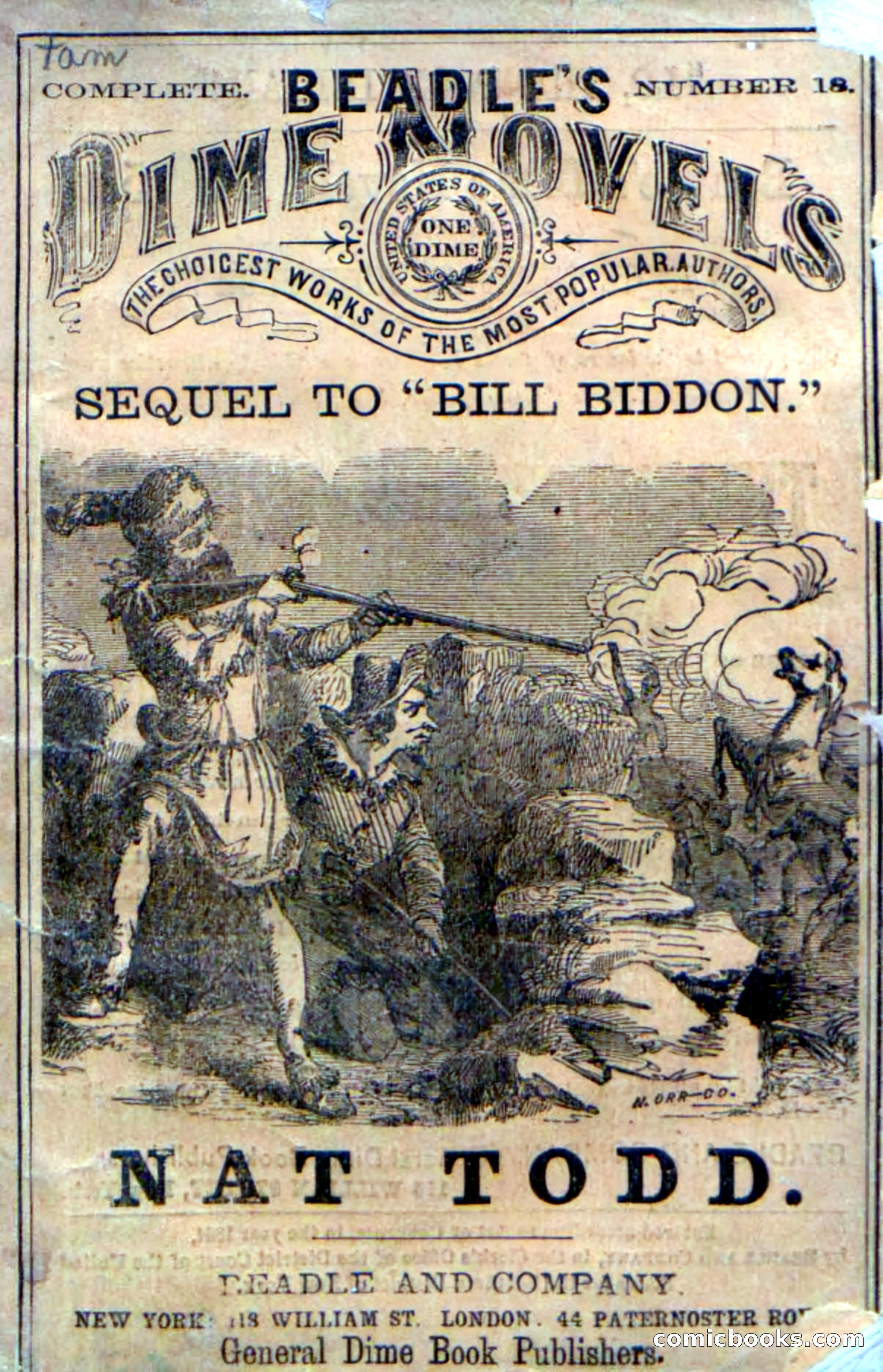Beadle's Dime Novels No. 18 — page 133 of 136