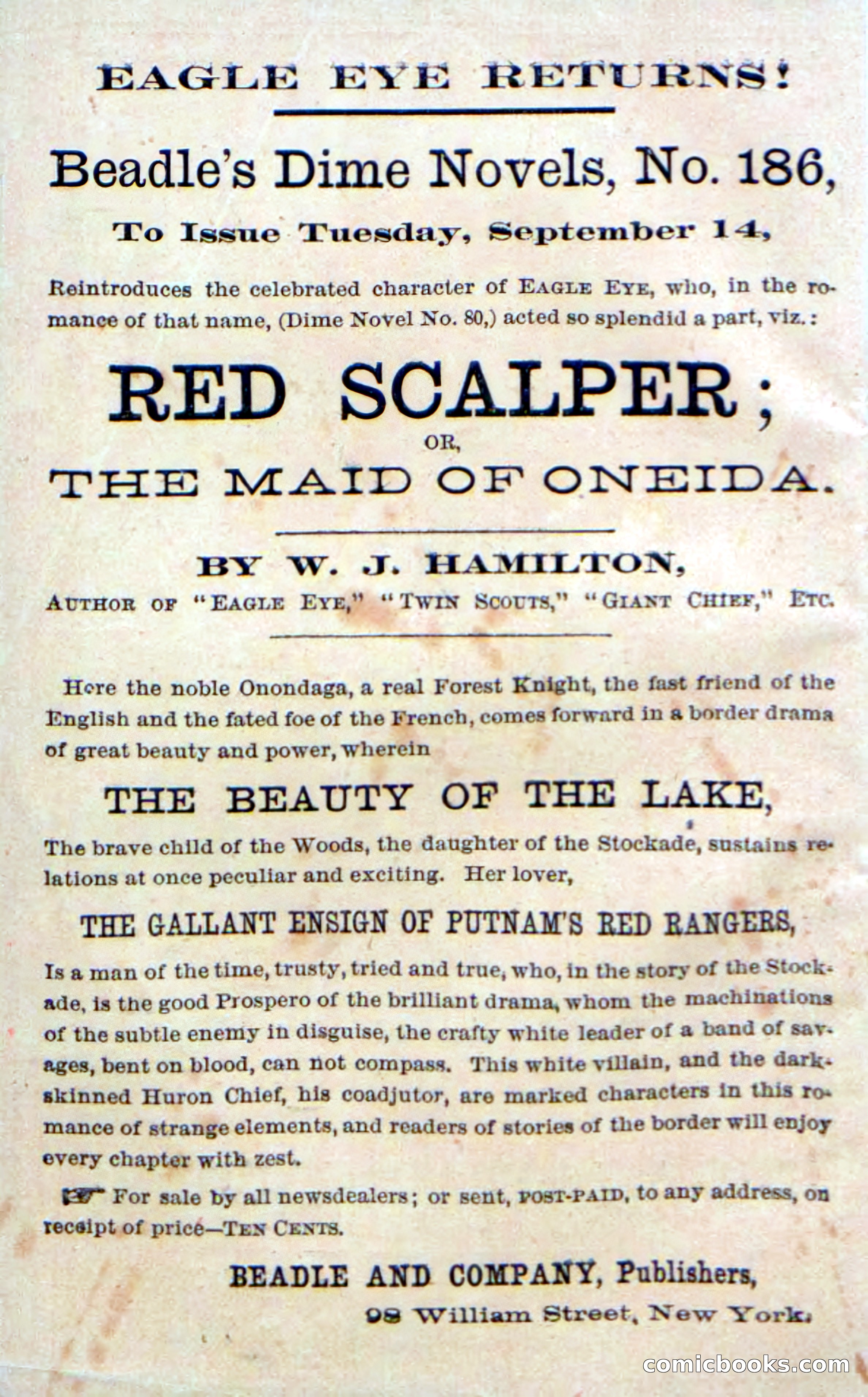 Beadle's Dime Novels No. 185: The Dacotah Scourge — page 2 of 100