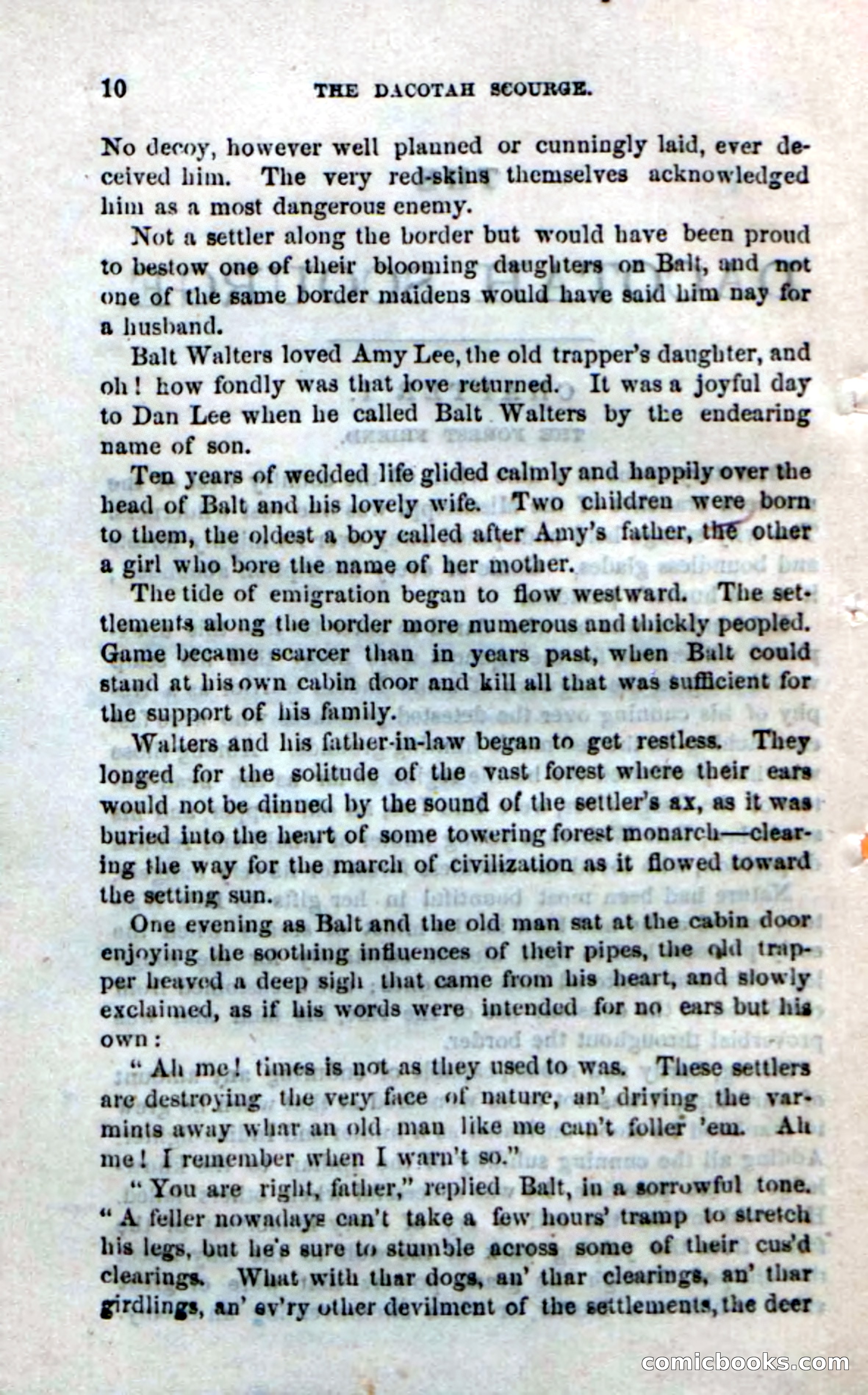 Beadle's Dime Novels No. 185: The Dacotah Scourge — page 8 of 100