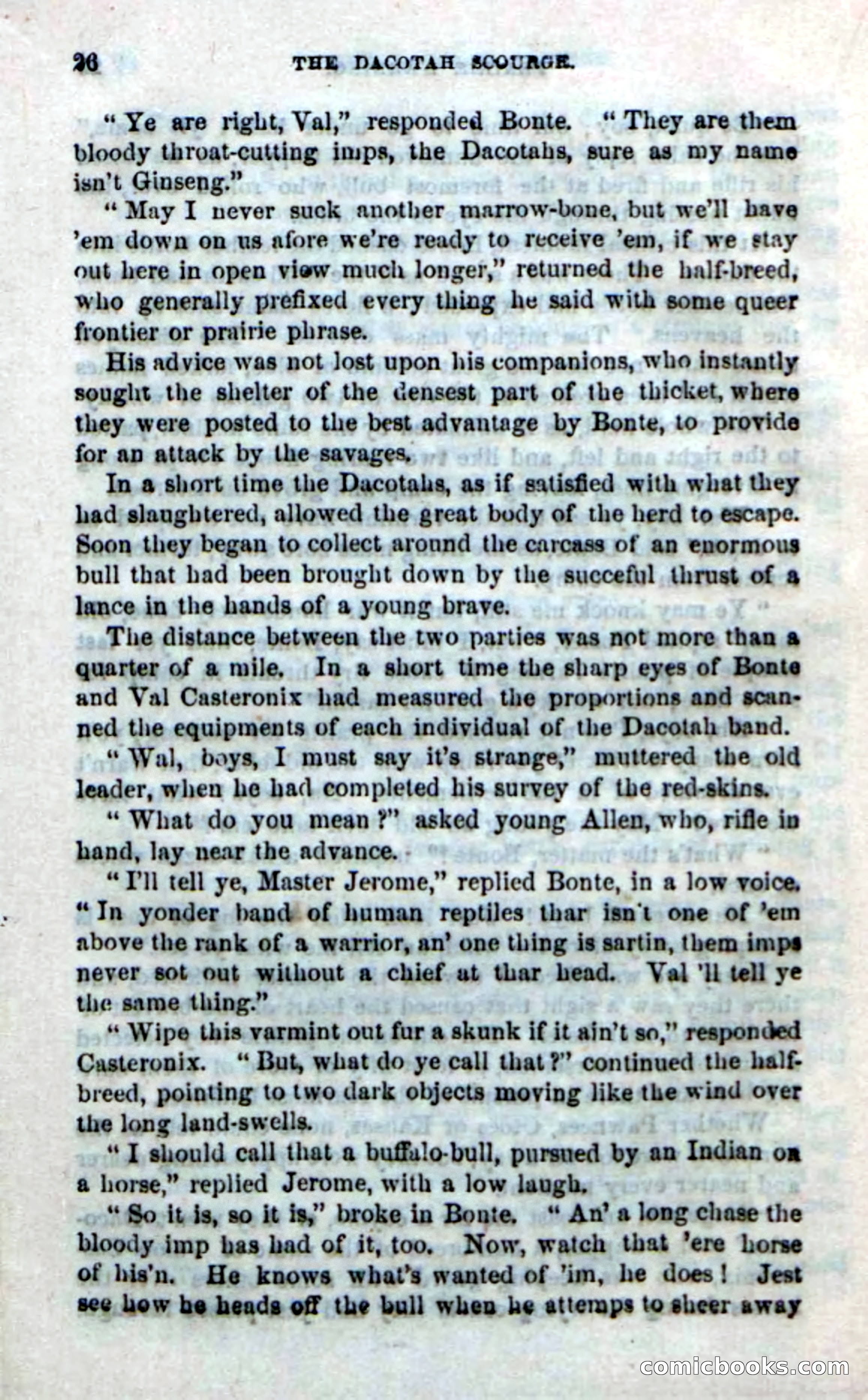Beadle's Dime Novels No. 185: The Dacotah Scourge — page 24 of 100