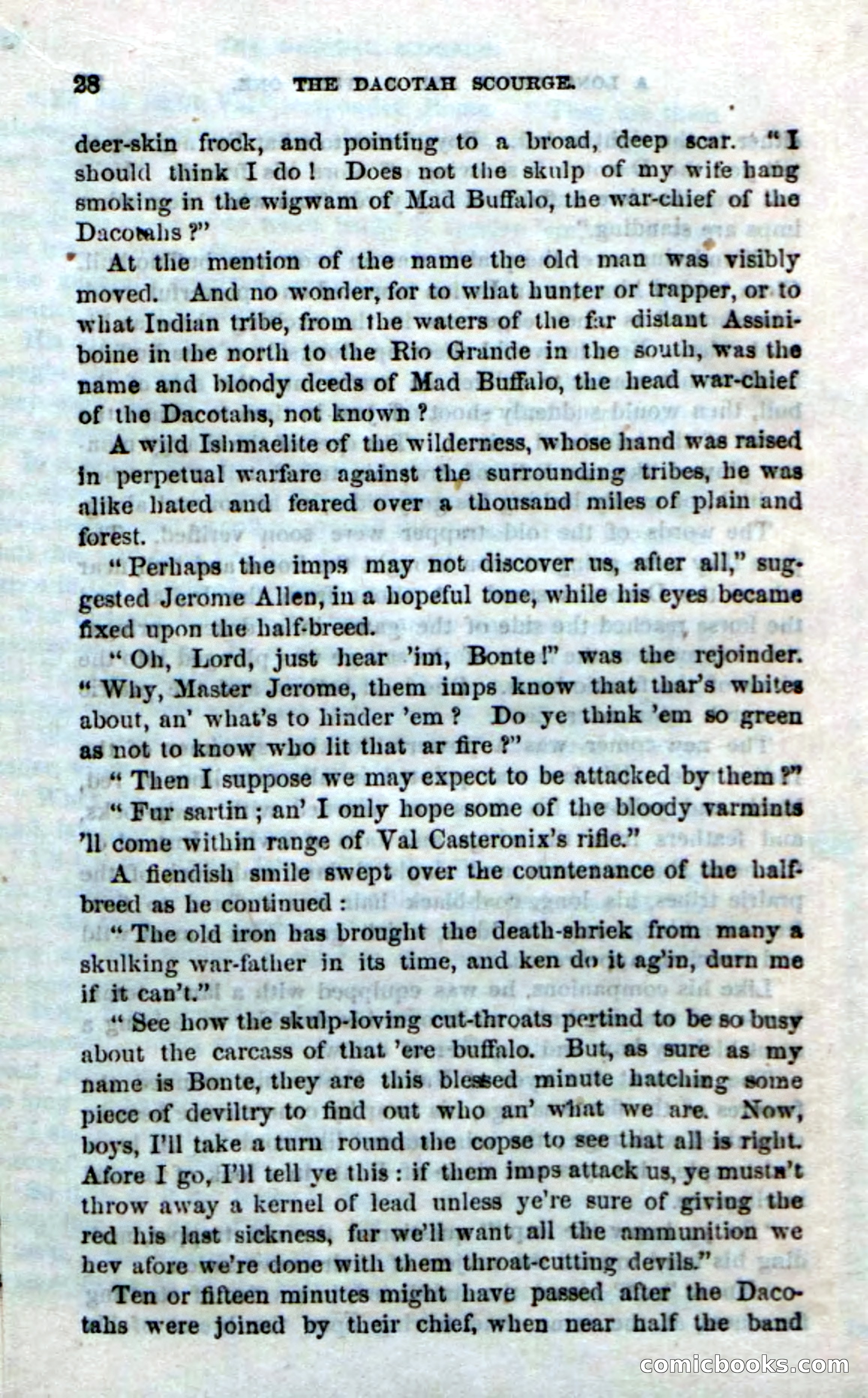 Beadle's Dime Novels No. 185: The Dacotah Scourge — page 26 of 100