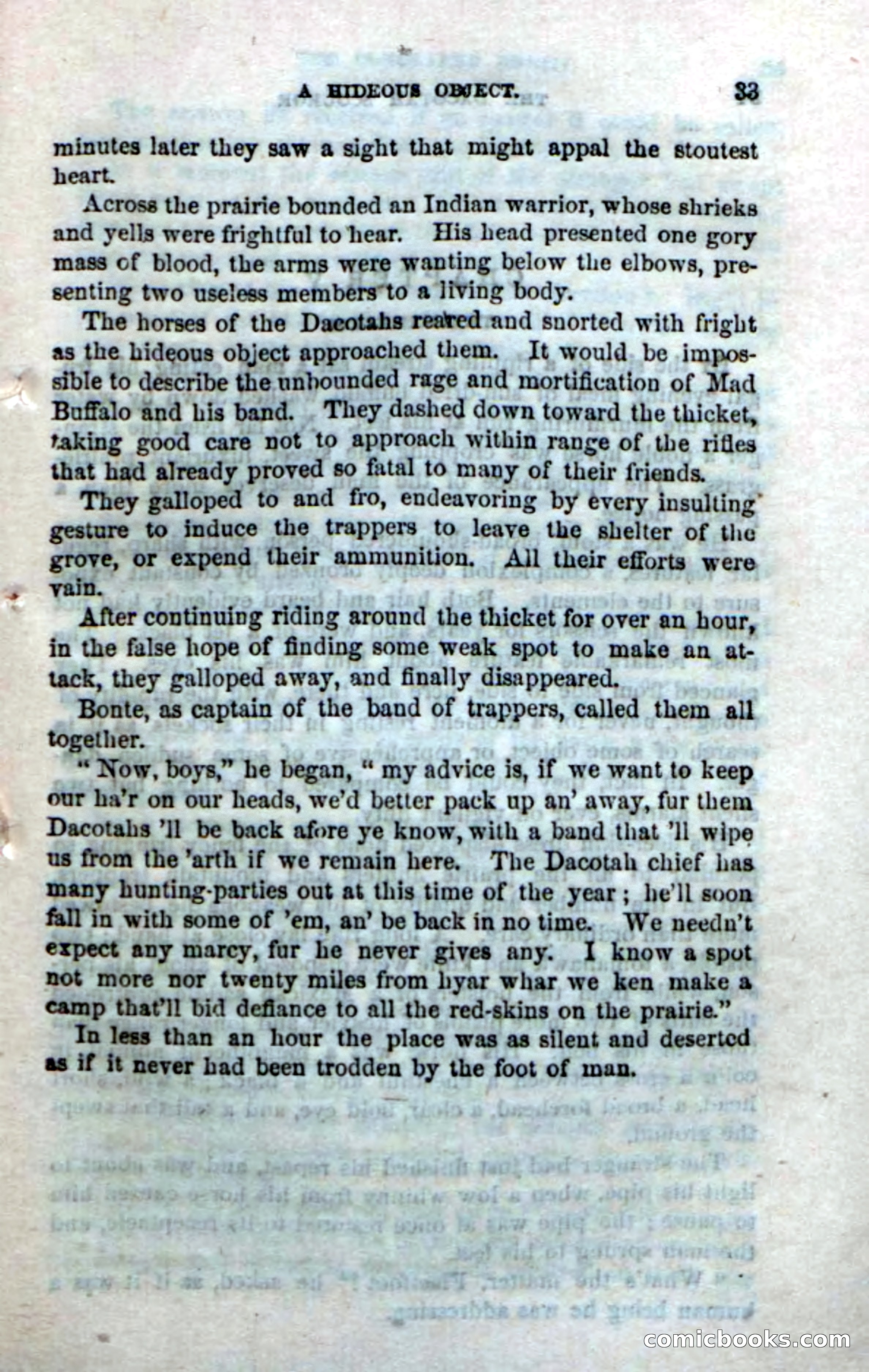 Beadle's Dime Novels No. 185: The Dacotah Scourge — page 31 of 100