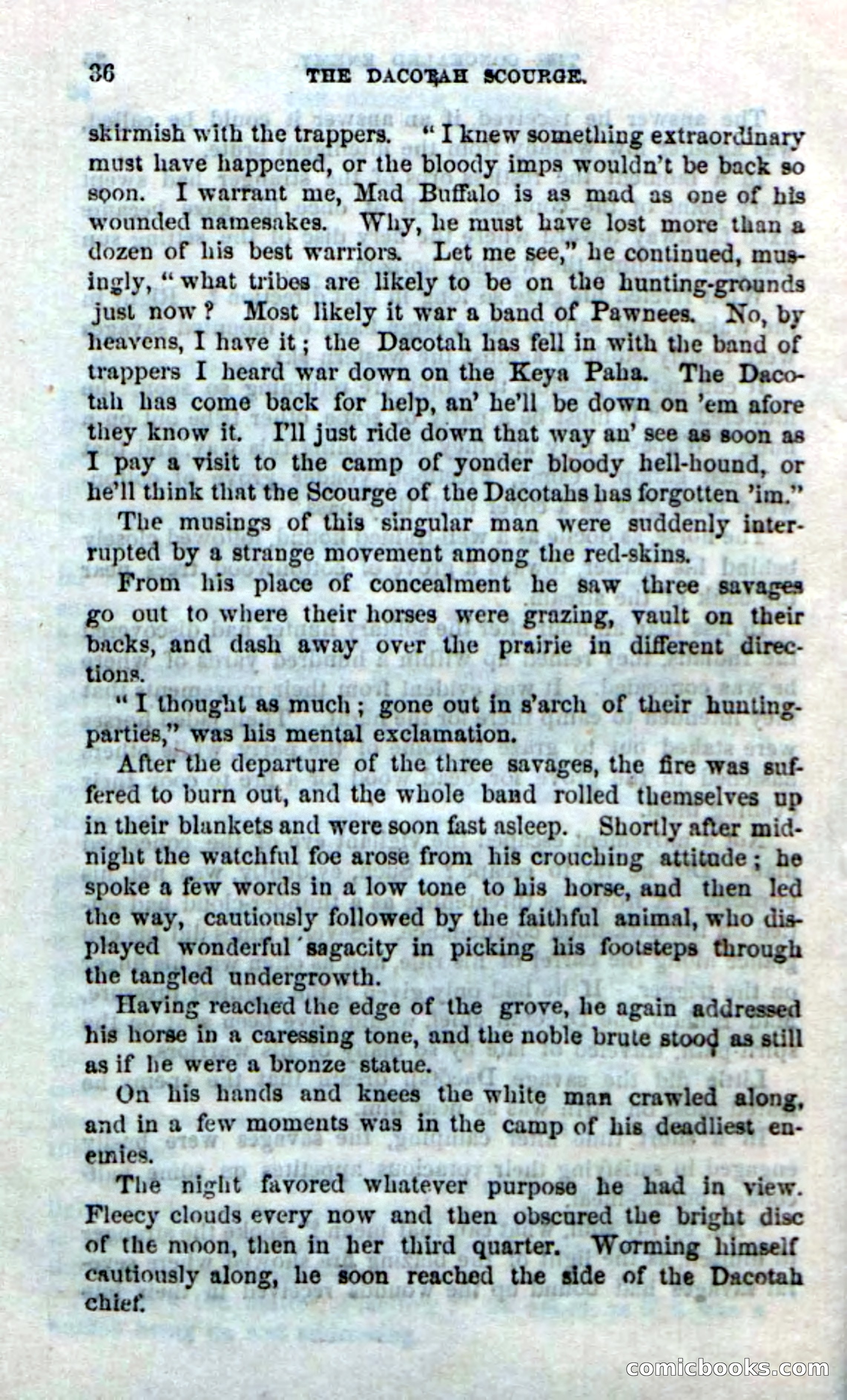 Beadle's Dime Novels No. 185: The Dacotah Scourge — page 34 of 100