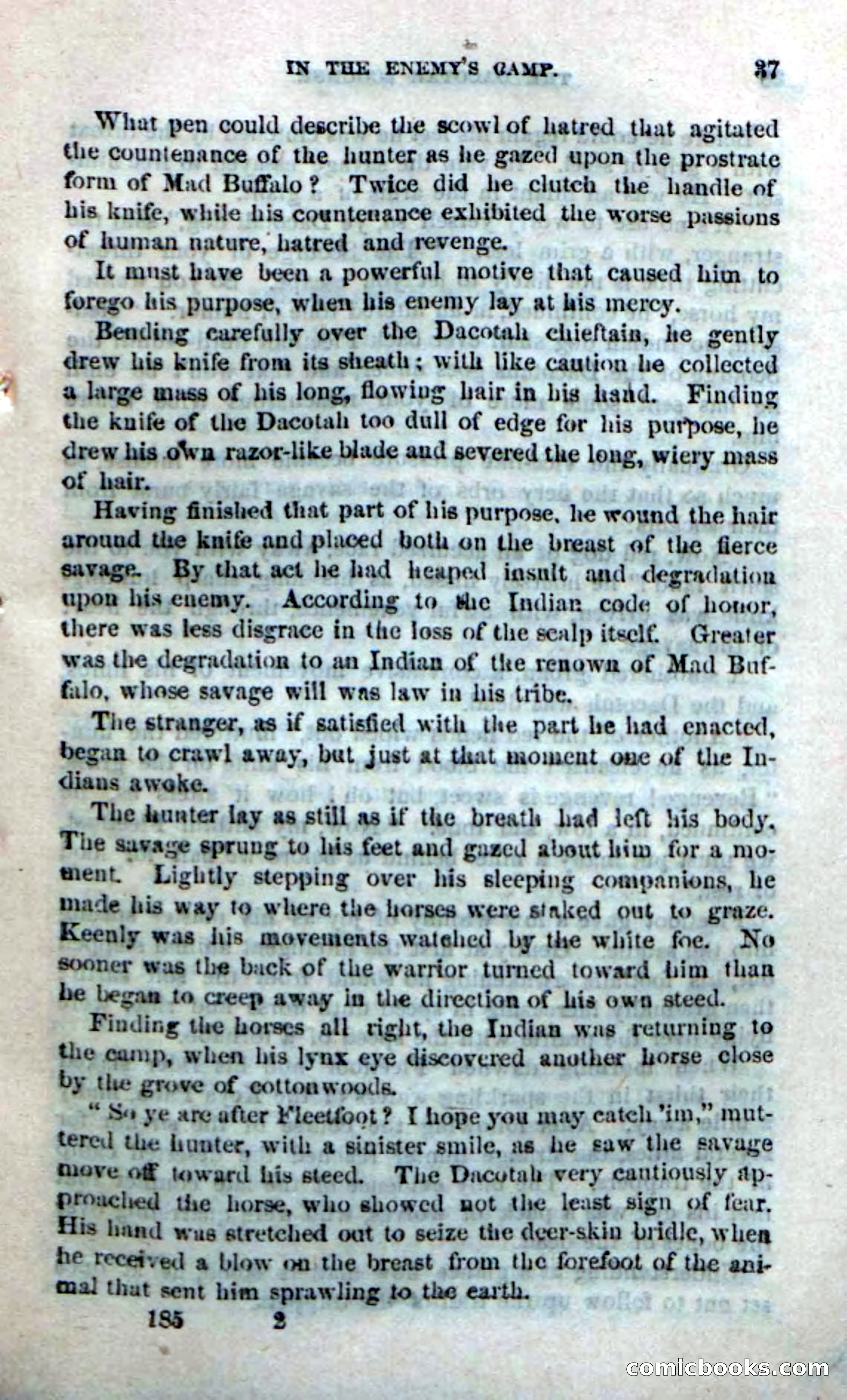 Beadle's Dime Novels No. 185: The Dacotah Scourge — page 35 of 100