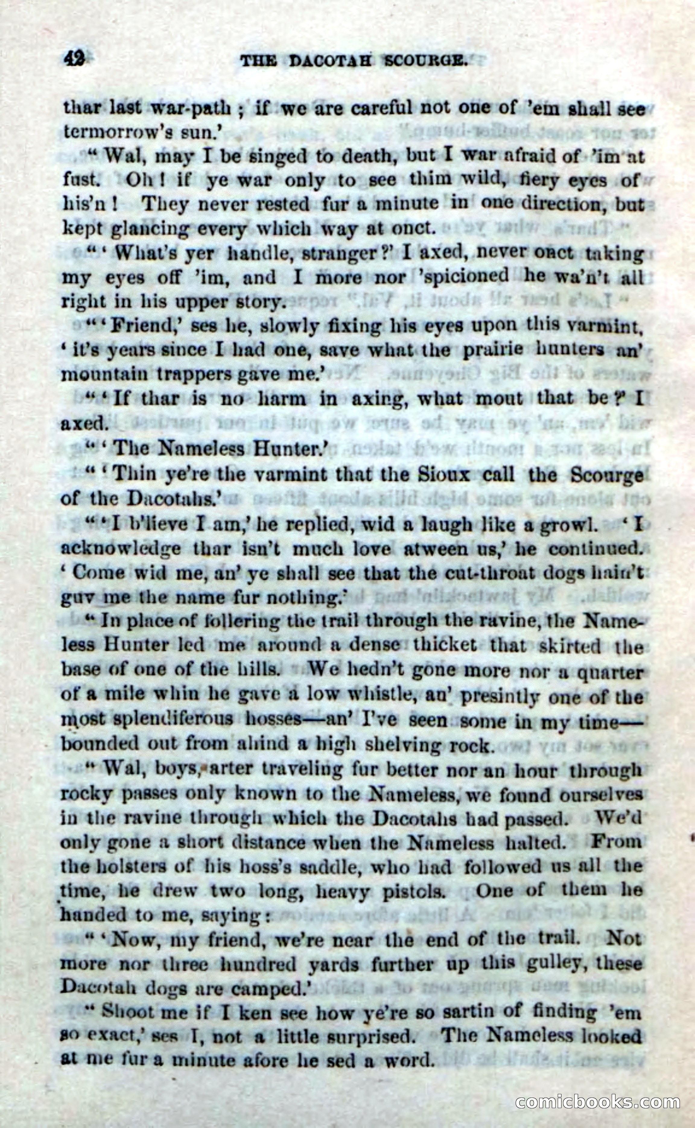 Beadle's Dime Novels No. 185: The Dacotah Scourge — page 40 of 100