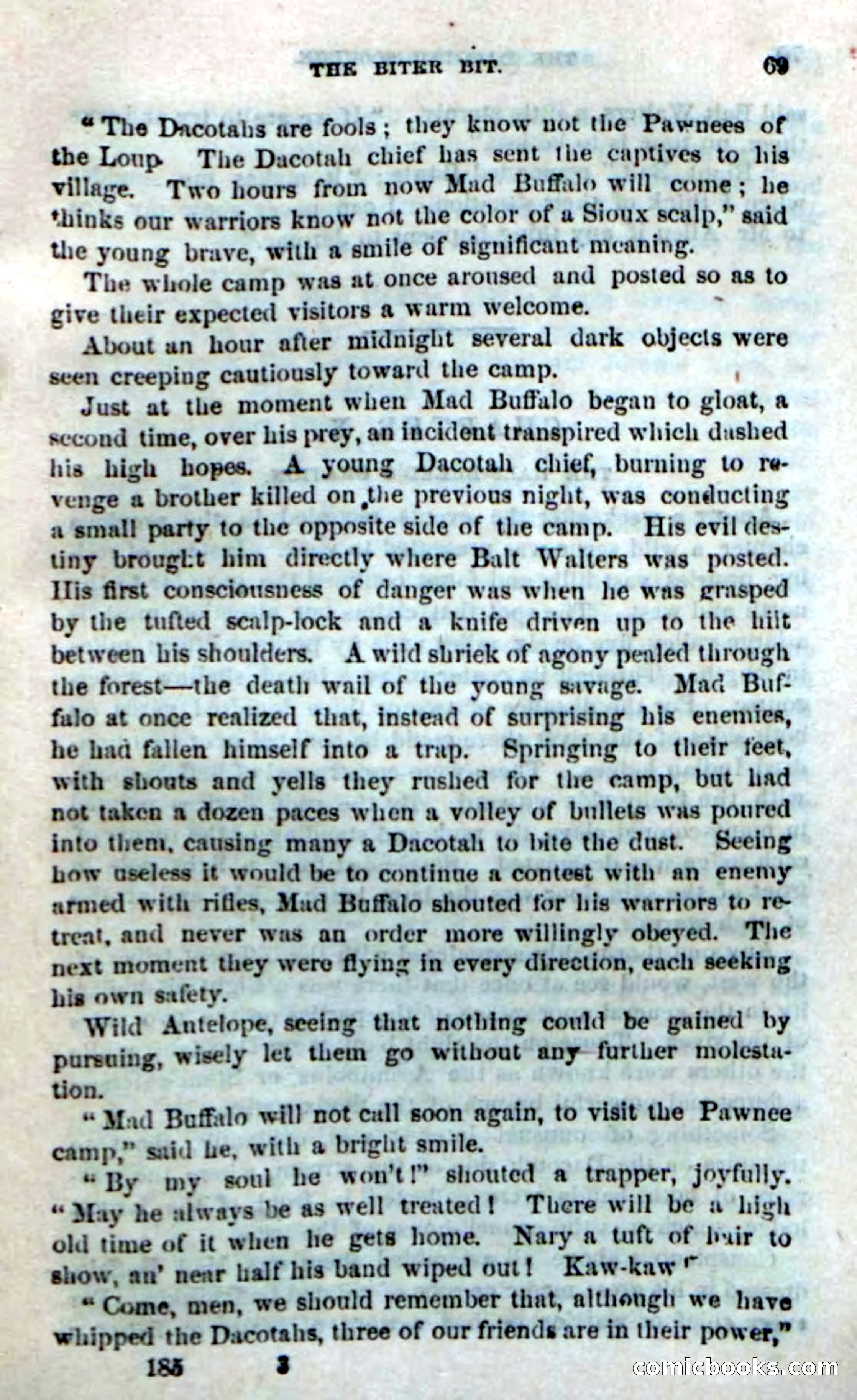 Beadle's Dime Novels No. 185: The Dacotah Scourge — page 67 of 100
