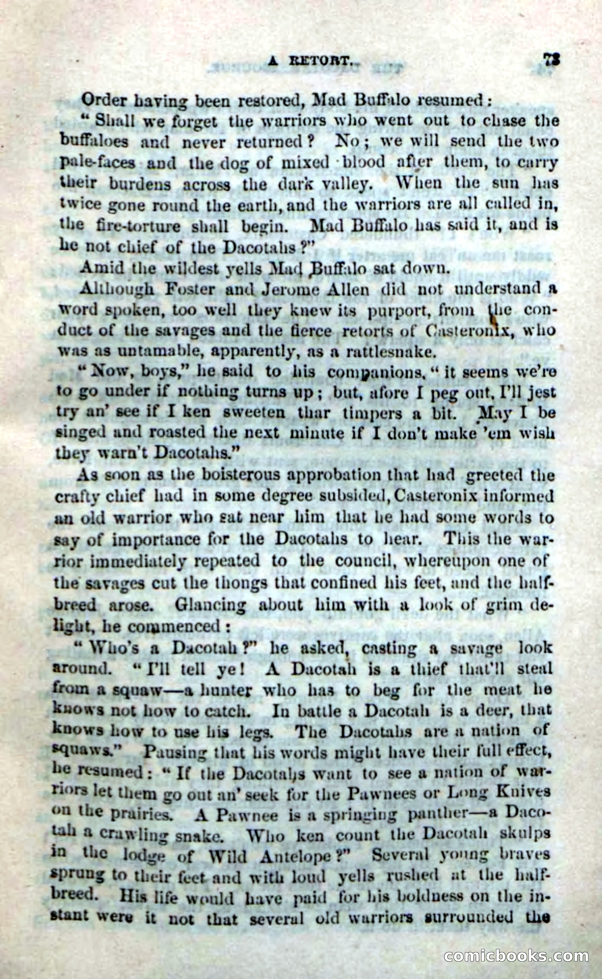 Beadle's Dime Novels No. 185: The Dacotah Scourge — page 71 of 100