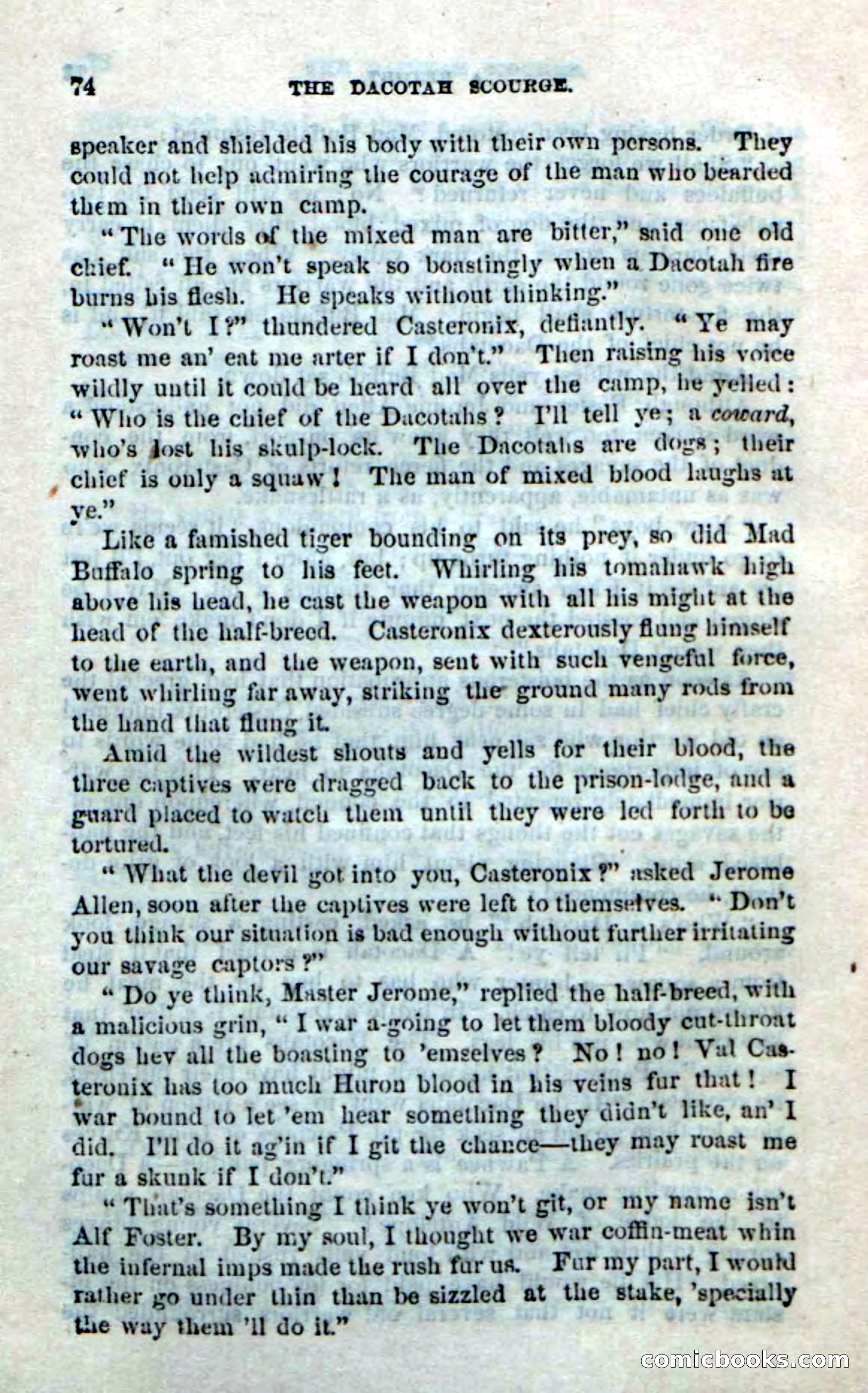 Beadle's Dime Novels No. 185: The Dacotah Scourge — page 72 of 100