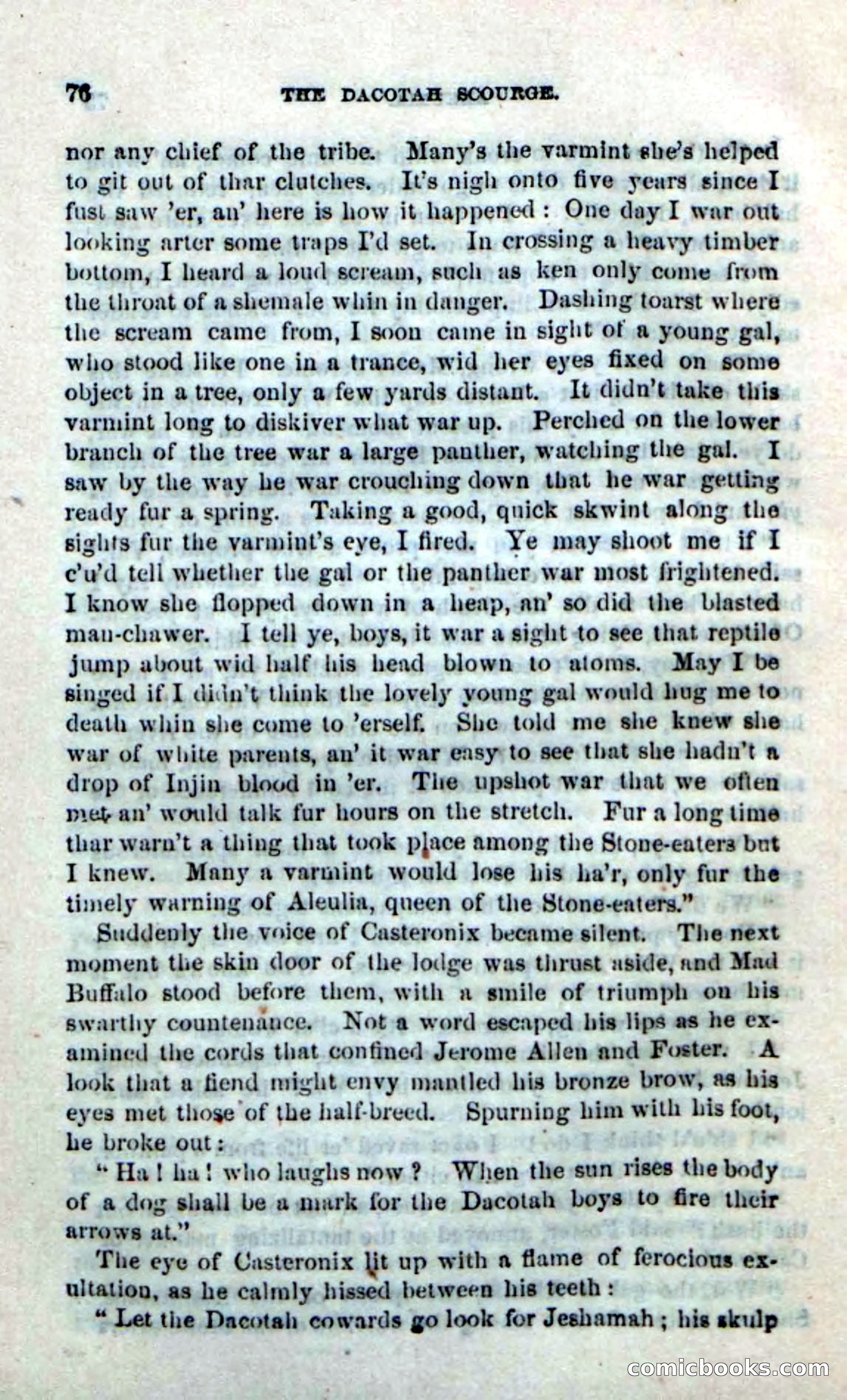 Beadle's Dime Novels No. 185: The Dacotah Scourge — page 74 of 100